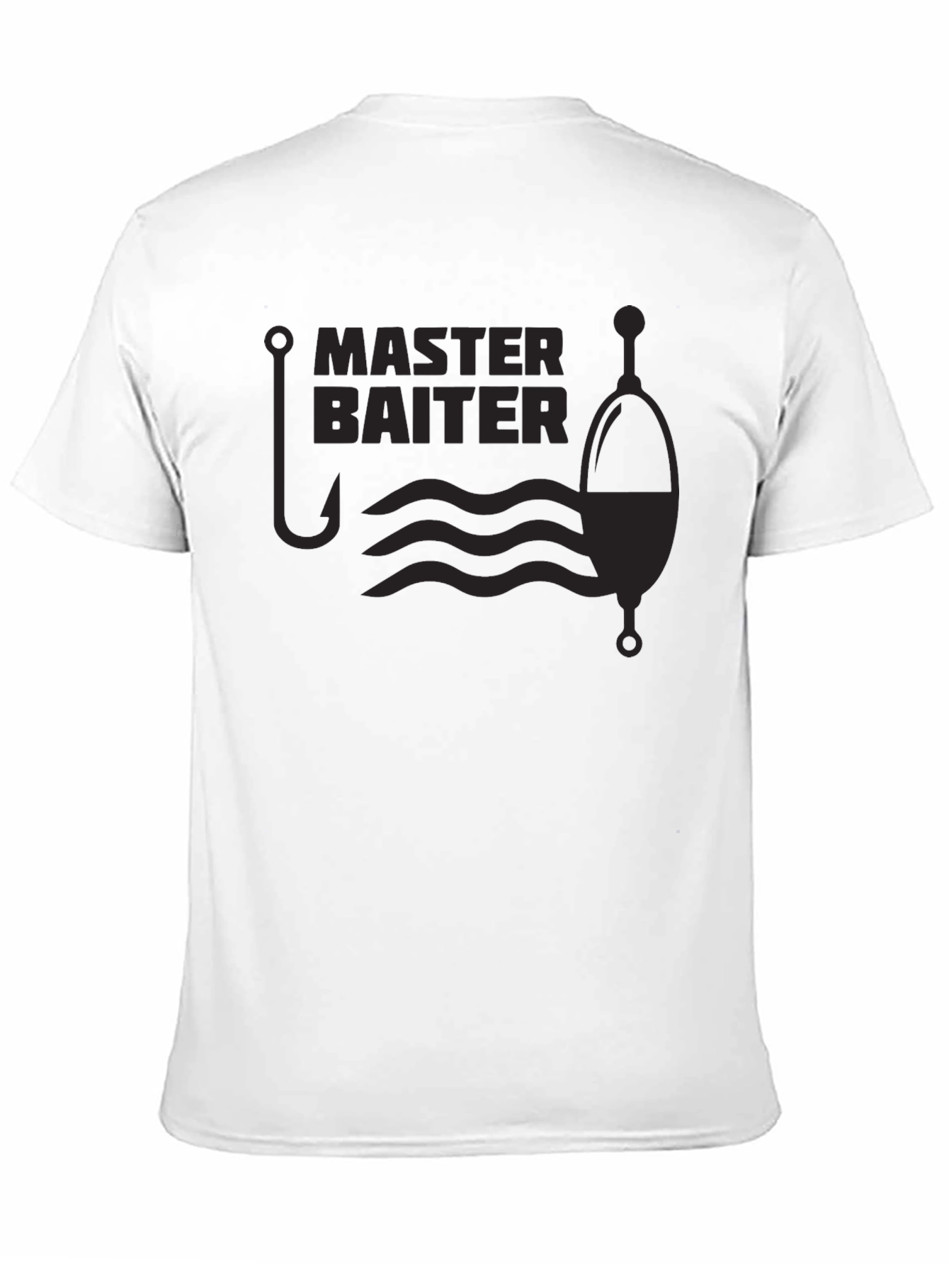 Master Baiter Fishing Humor Graphic T-Shirt