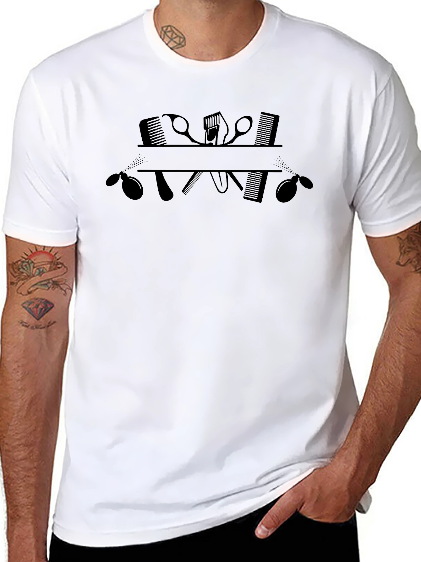 Barber Tools Graphic T-Shirt - Unisex