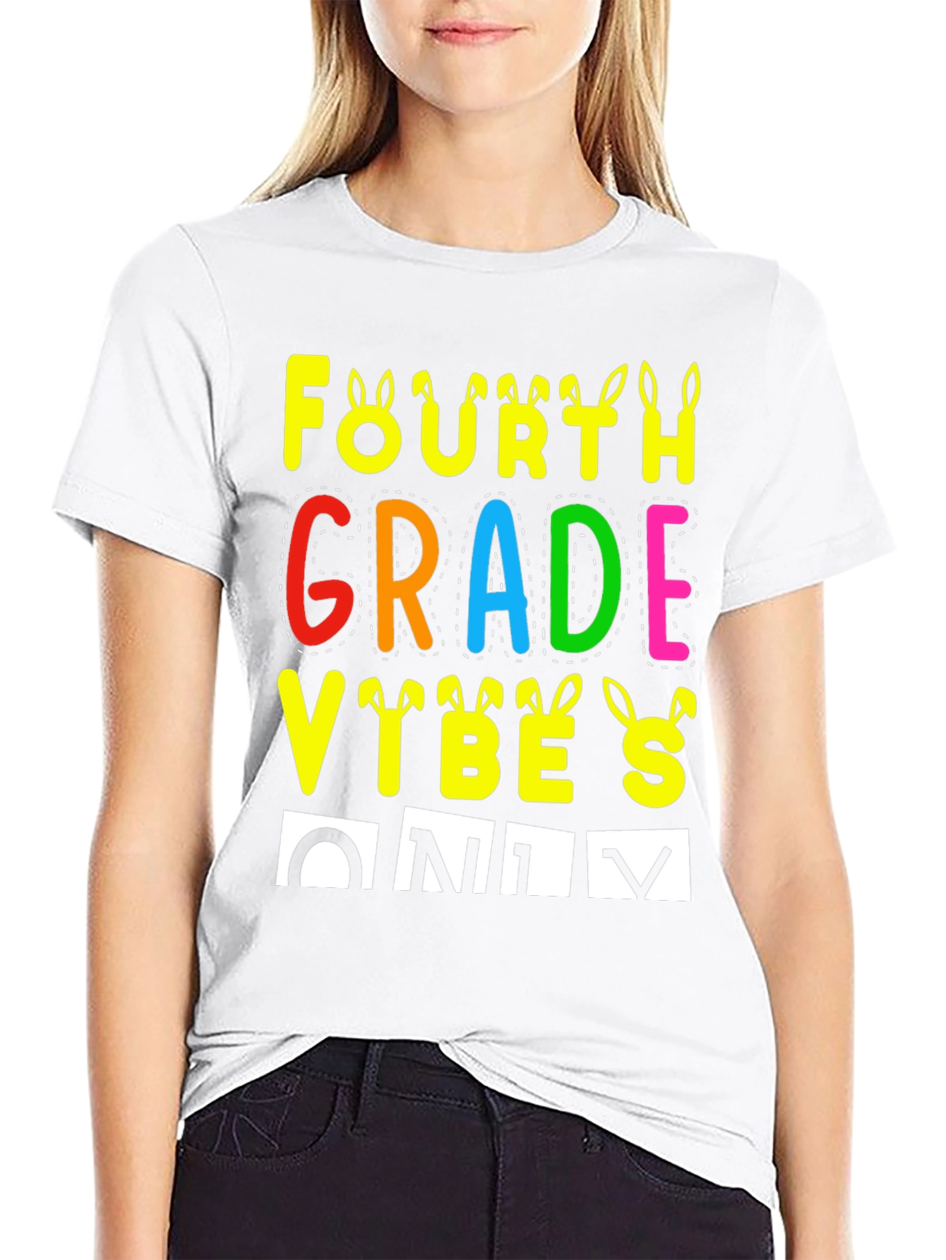Fourth Grade Vibes Easter T-Shirt