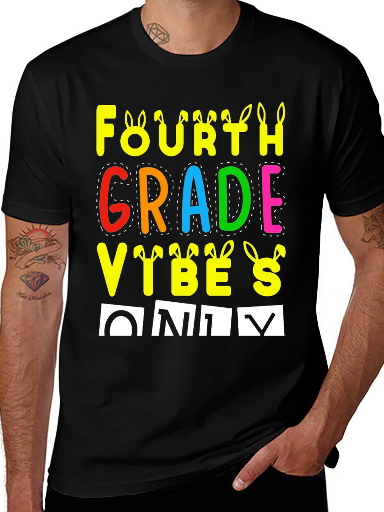 Fourth Grade Vibes Easter T-Shirt