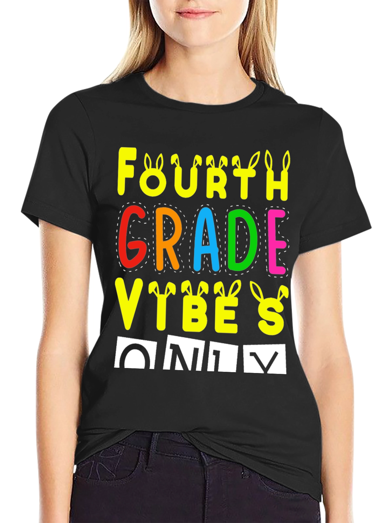 Fourth Grade Vibes Easter T-Shirt