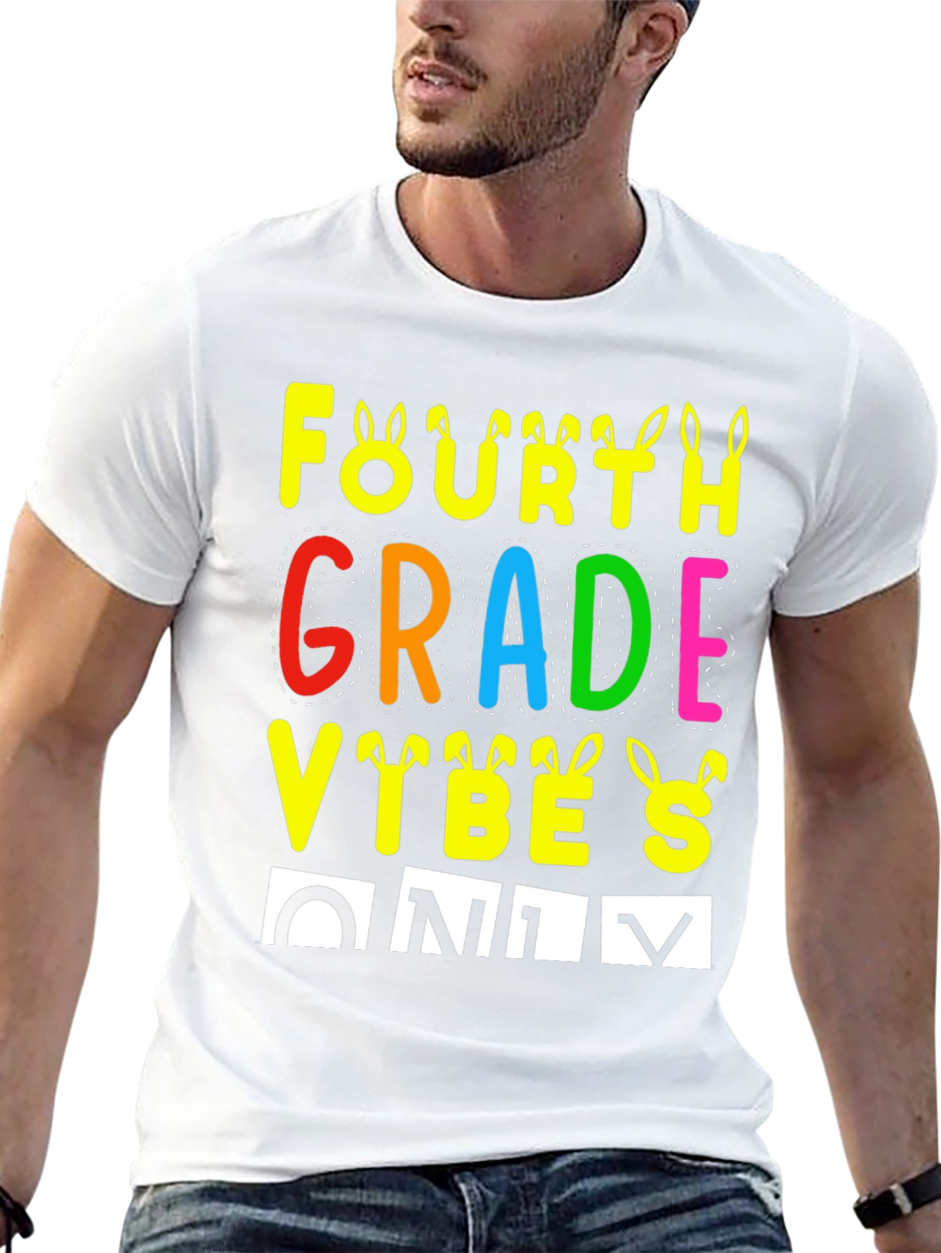 Fourth Grade Vibes Easter T-Shirt