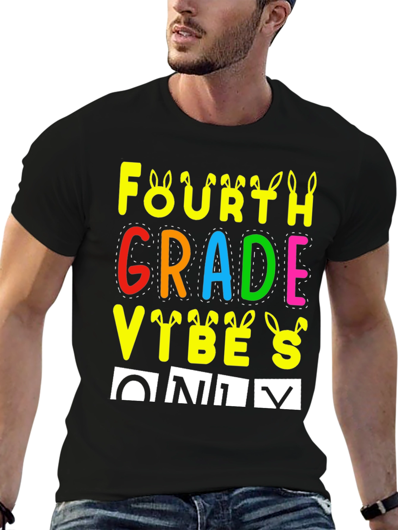 Fourth Grade Vibes Easter T-Shirt
