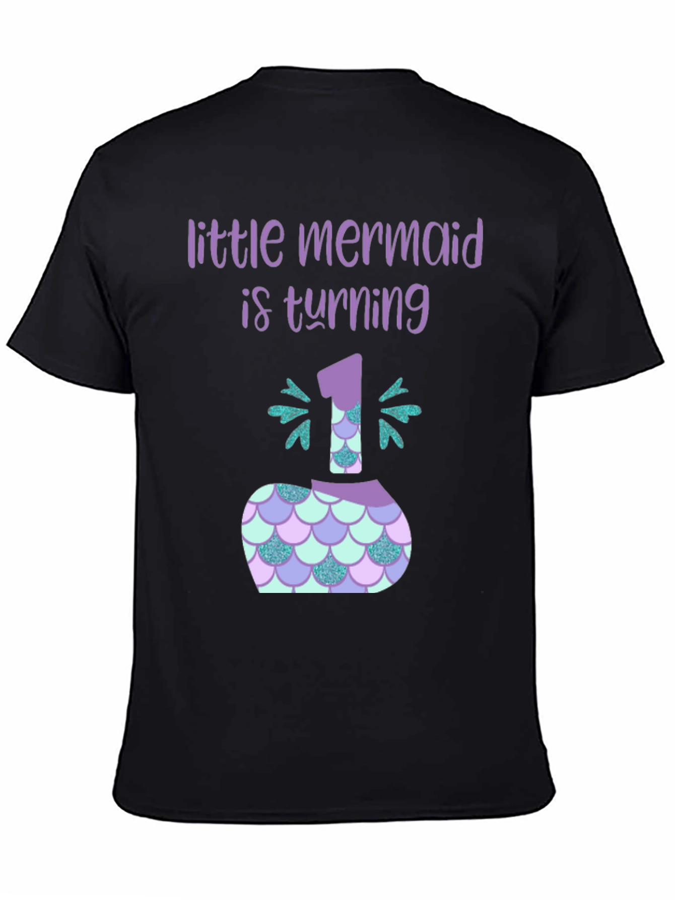 Little Mermaid 1st Birthday T-Shirt