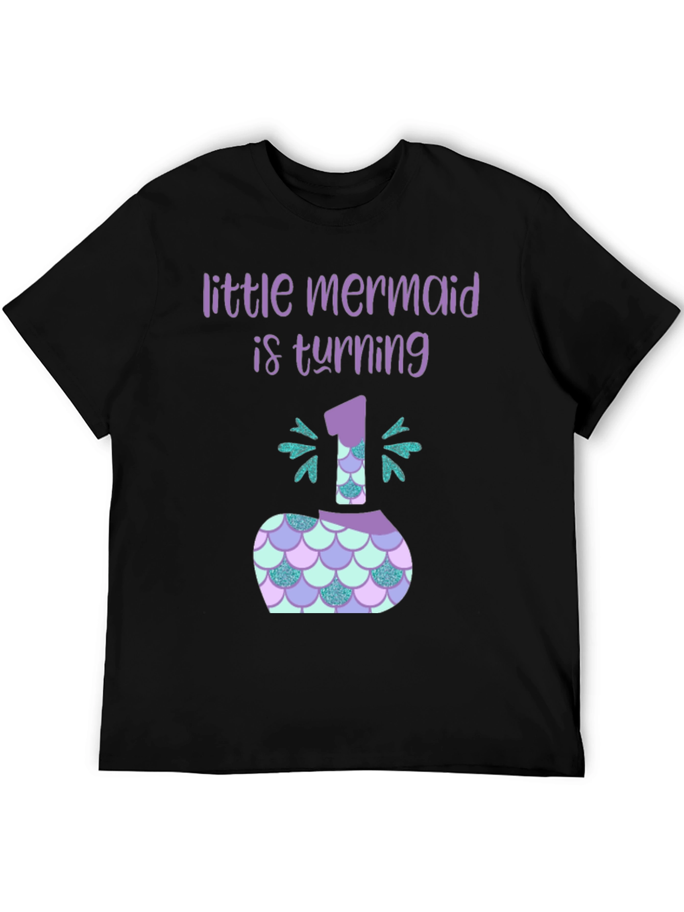 Little Mermaid 1st Birthday T-Shirt