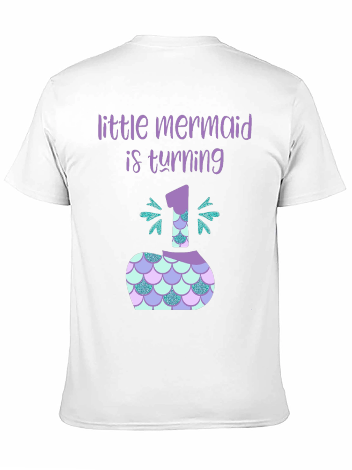 Little Mermaid 1st Birthday T-Shirt