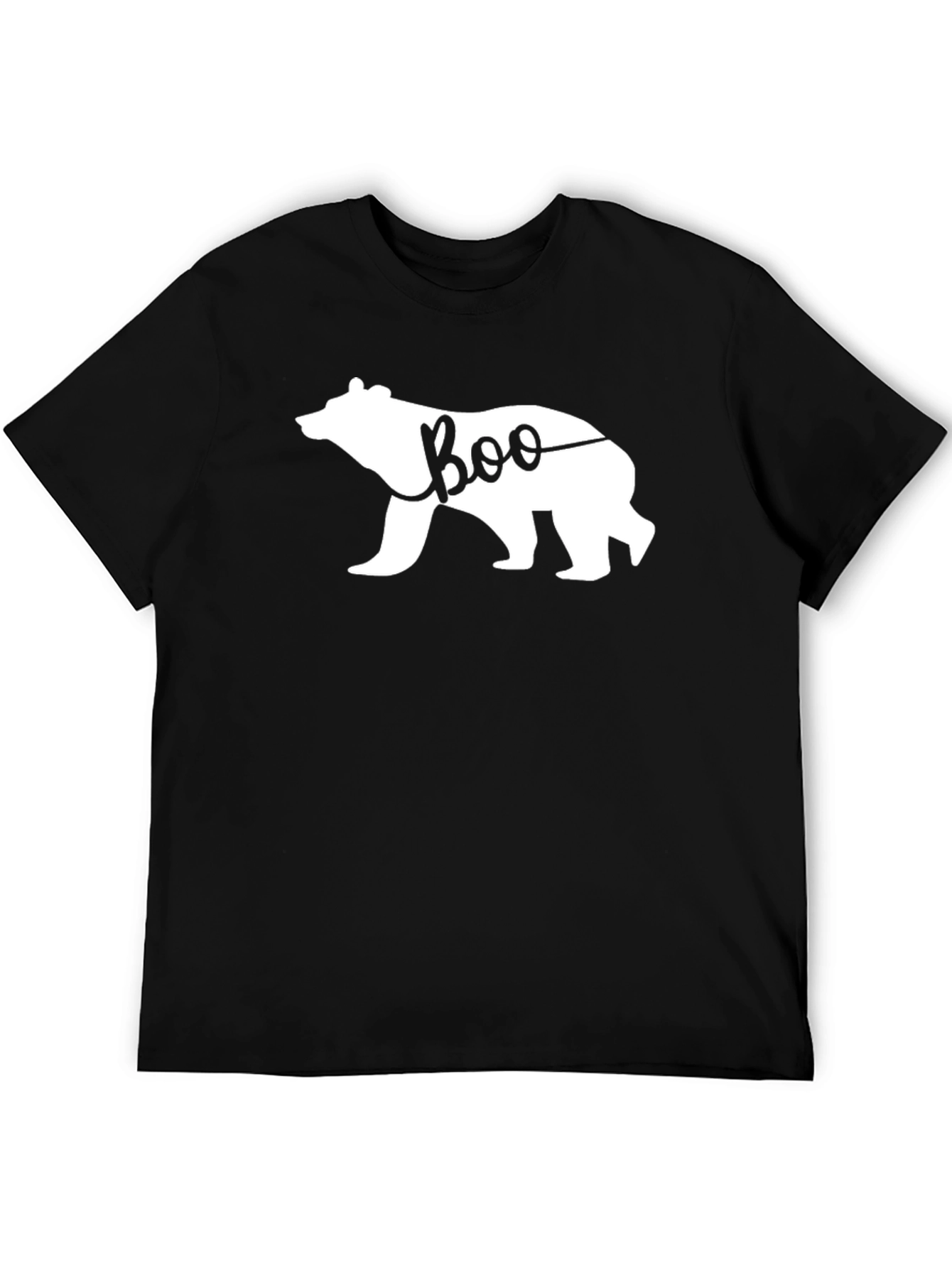 Boo Bear Black T-Shirt - Halloween Spooky Season