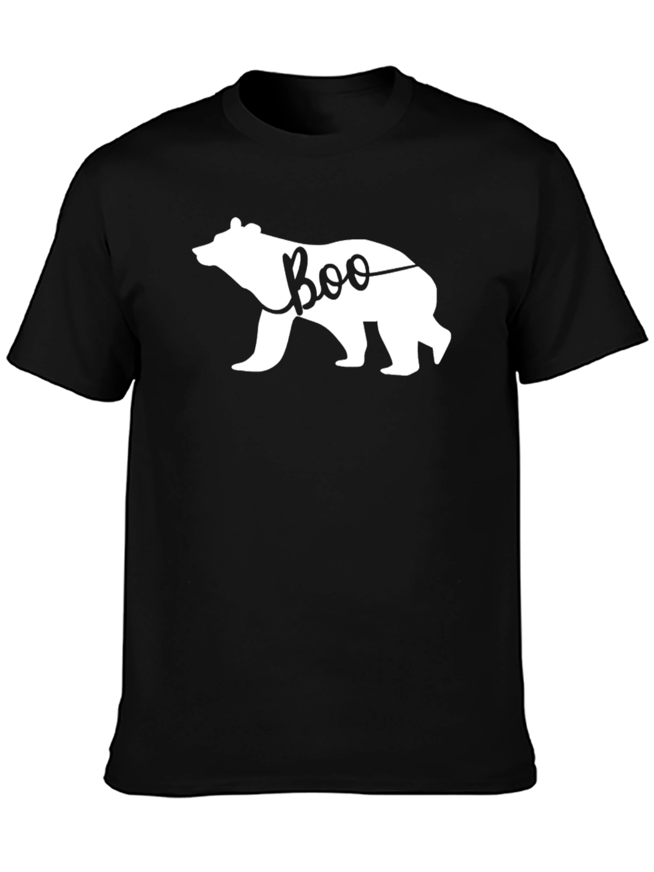 Boo Bear Black T-Shirt - Halloween Spooky Season