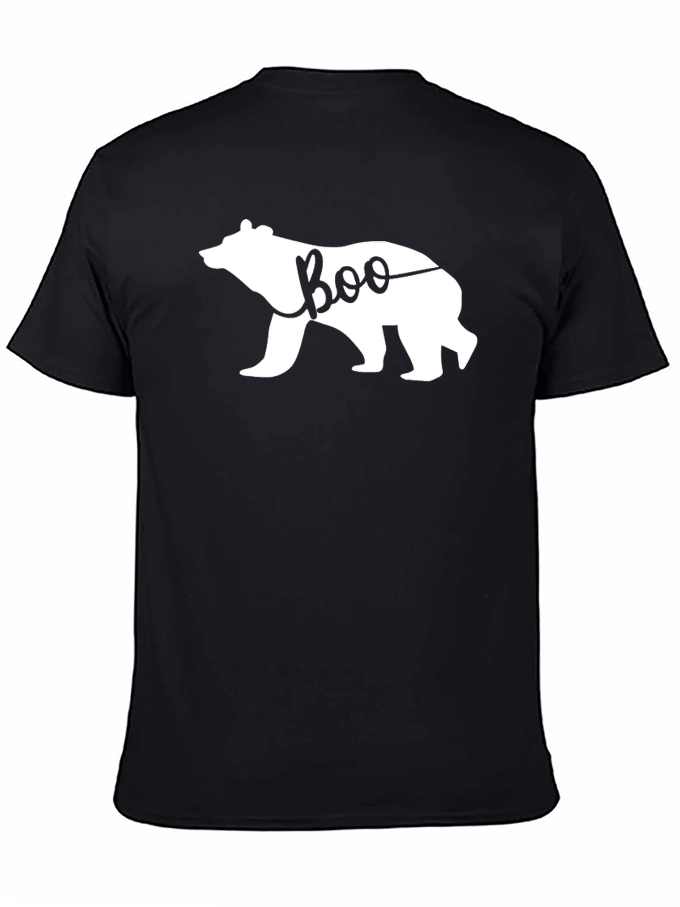 Boo Bear Black T-Shirt - Halloween Spooky Season