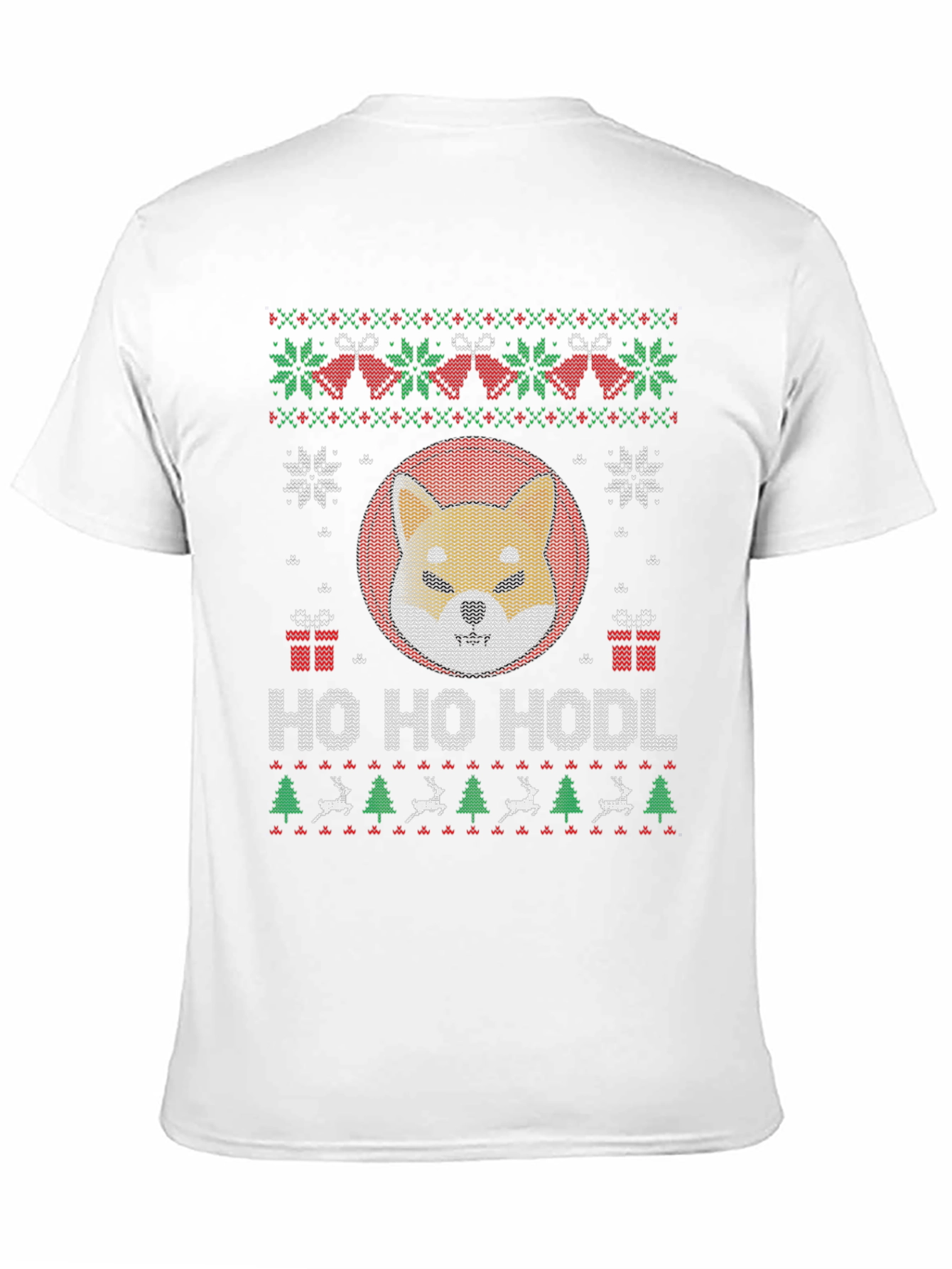 Ho Ho Hodl Ugly Christmas Shiba Inu Dog T-Shirt