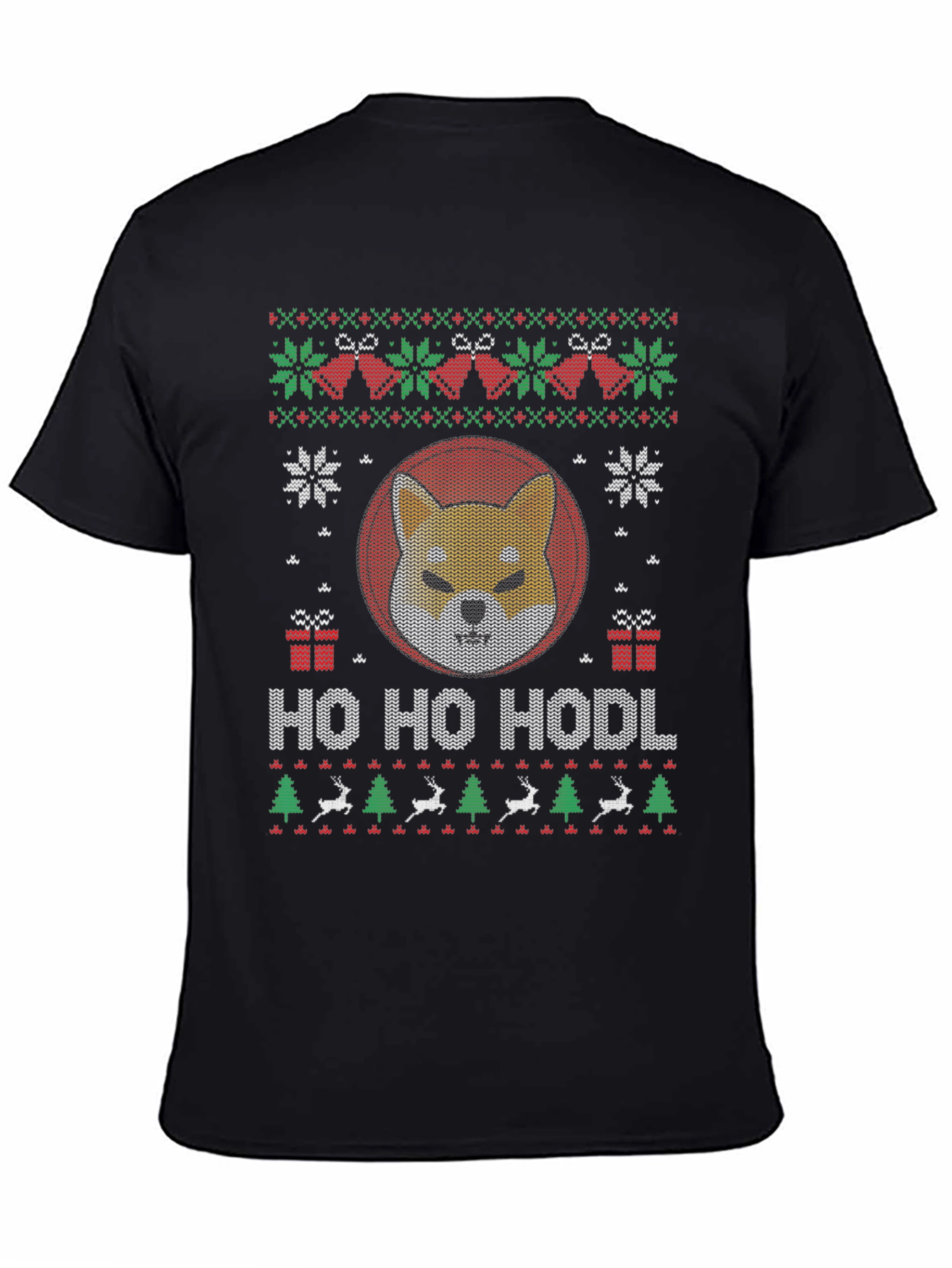 Ho Ho Hodl Ugly Christmas Shiba Inu Dog T-Shirt