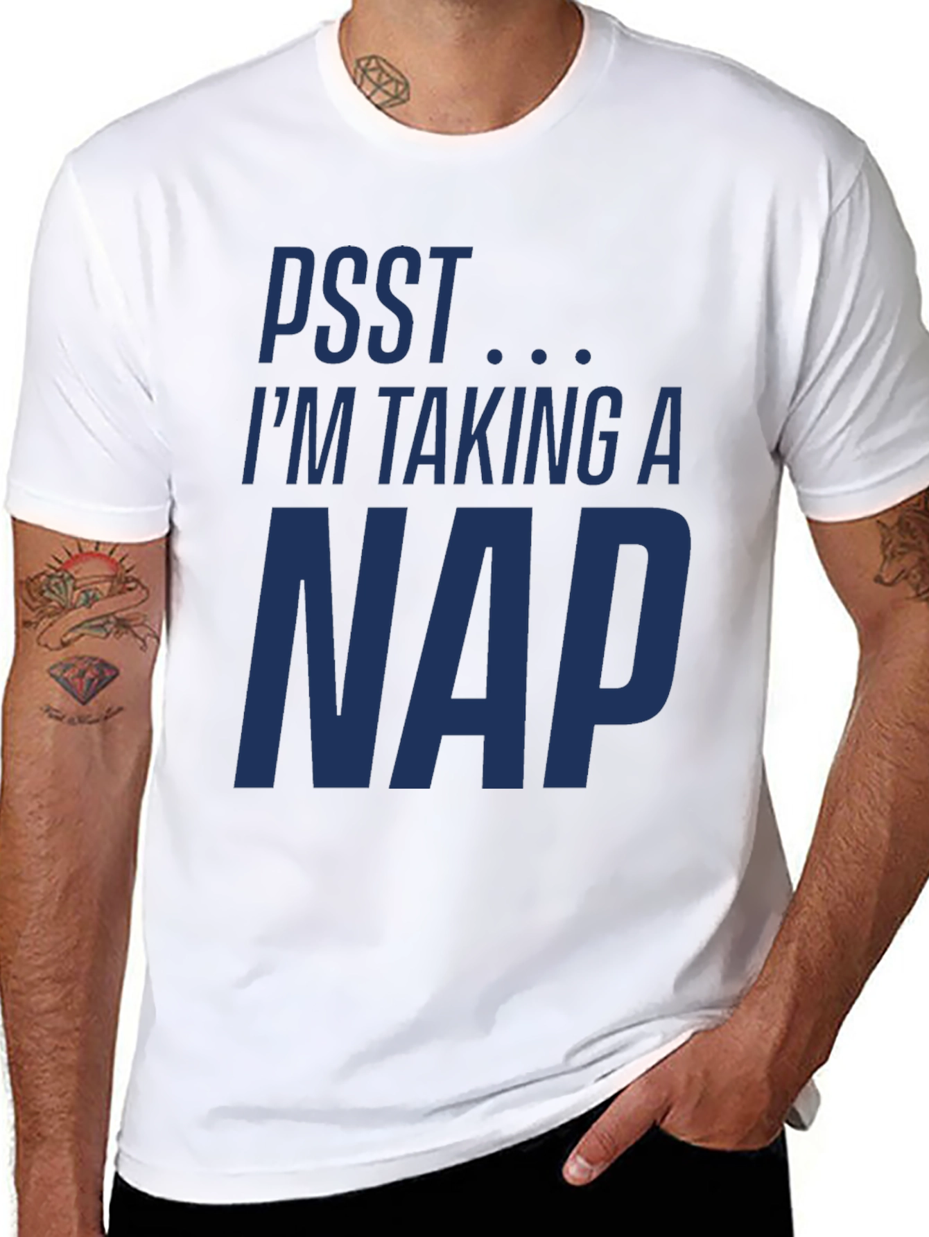 Mens Taking a Nap Graphic T-Shirt
