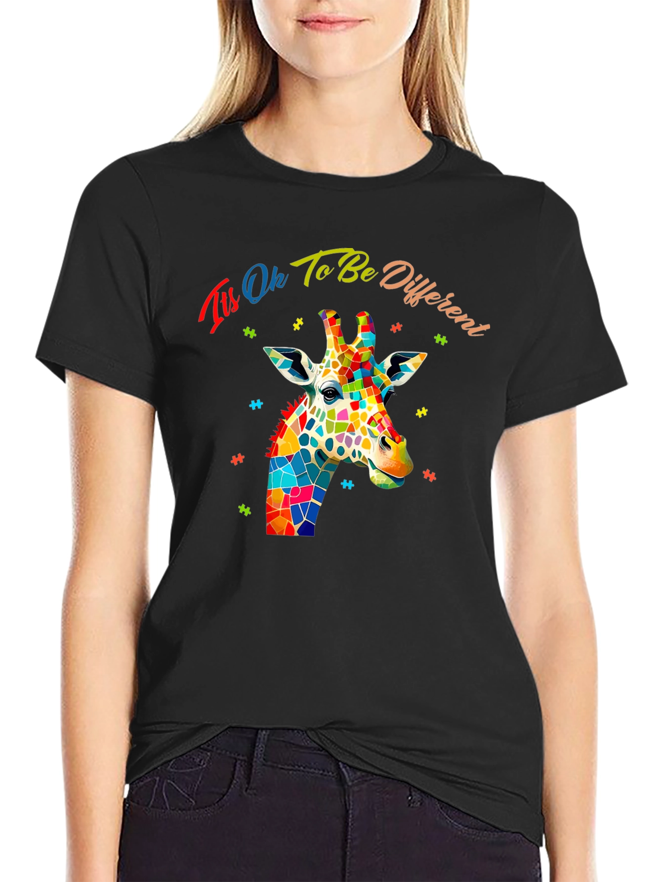Its Ok To Be Different Giraffe T-Shirt