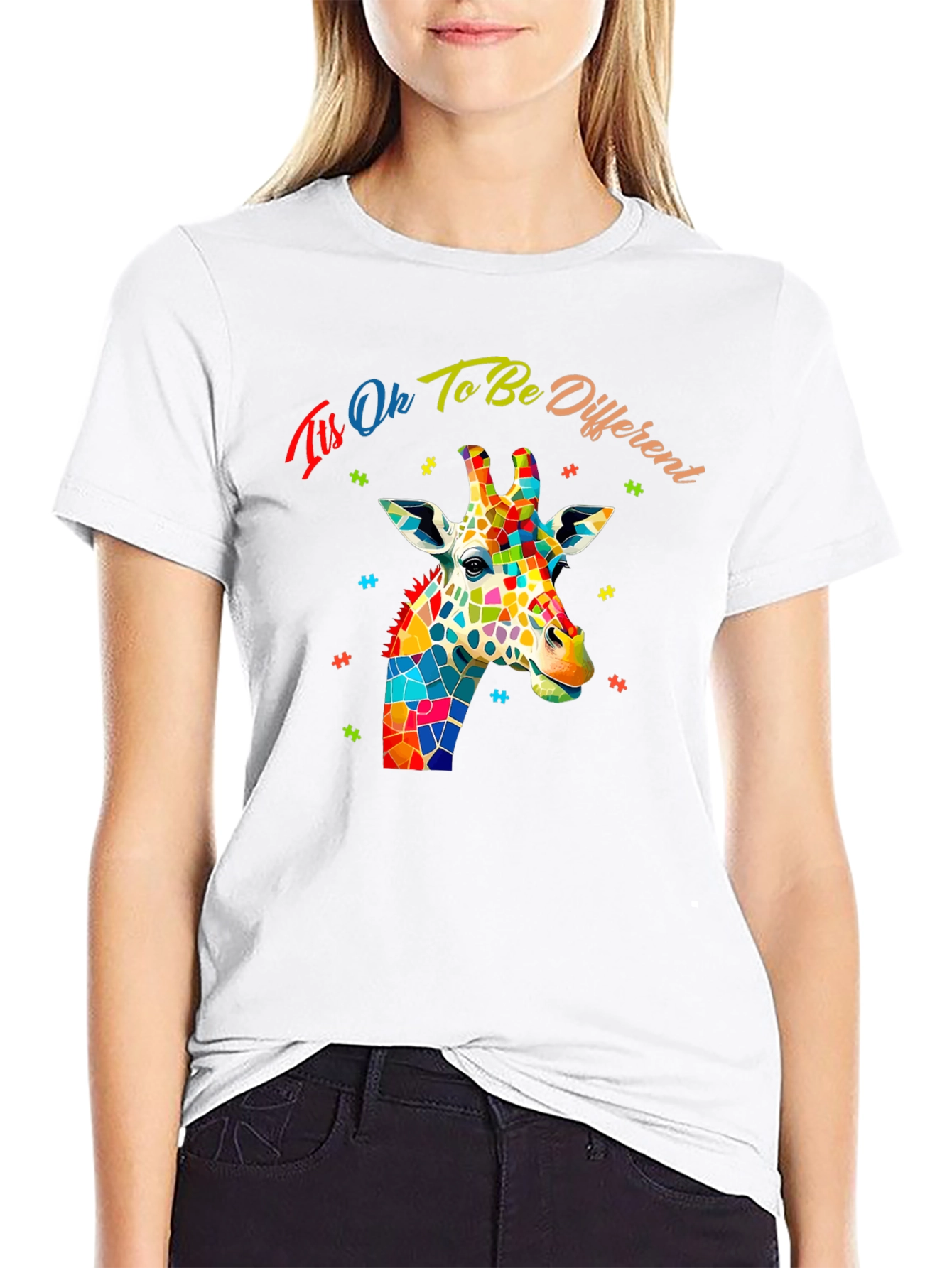 Its Ok To Be Different Giraffe T-Shirt