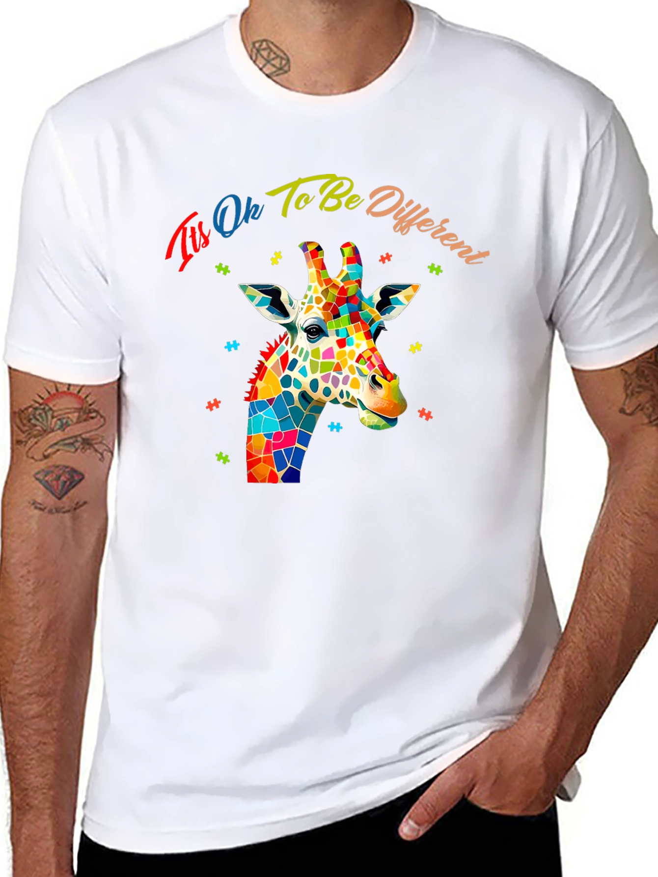 Its Ok To Be Different Giraffe T-Shirt