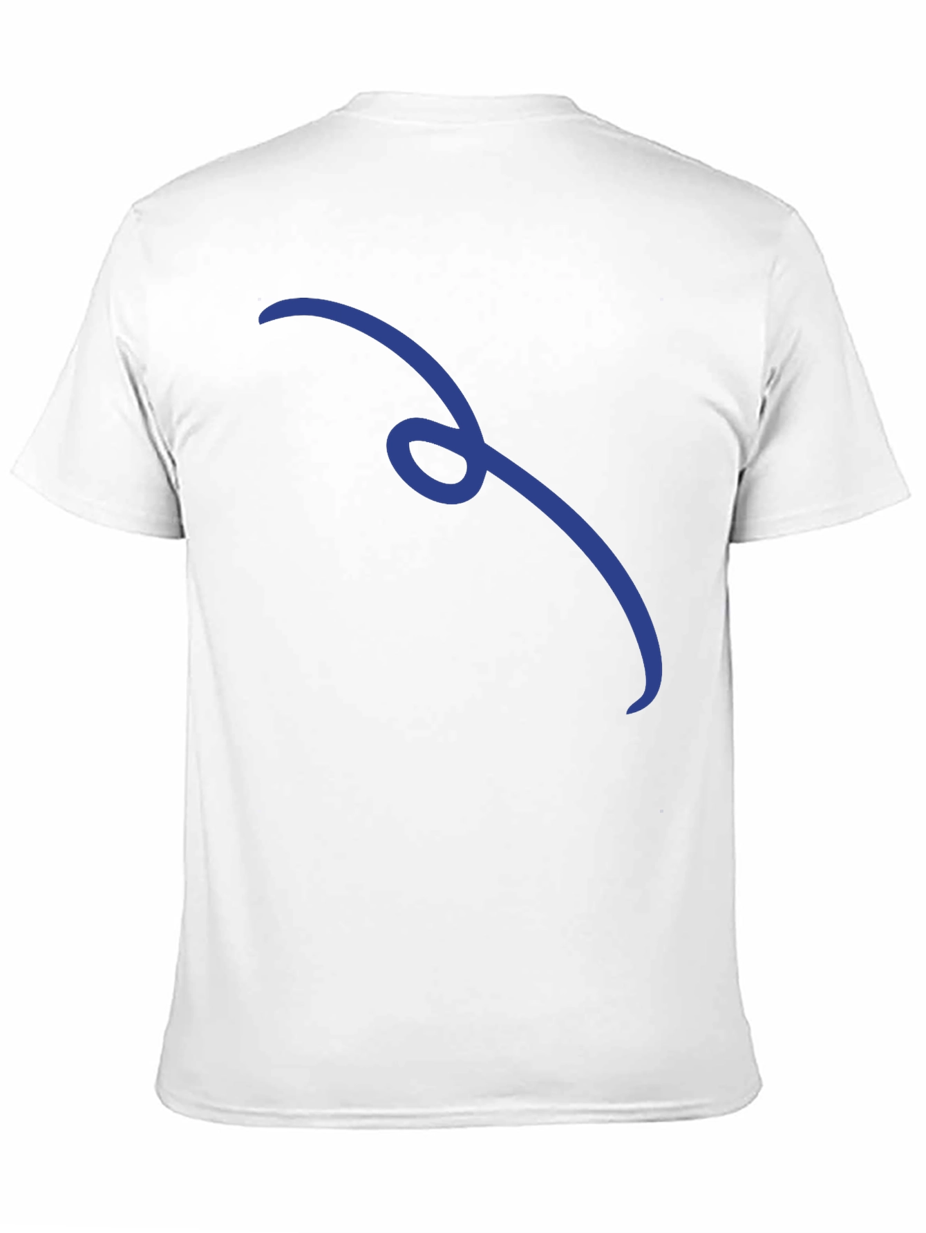 Minimalist Curve Black T-Shirt