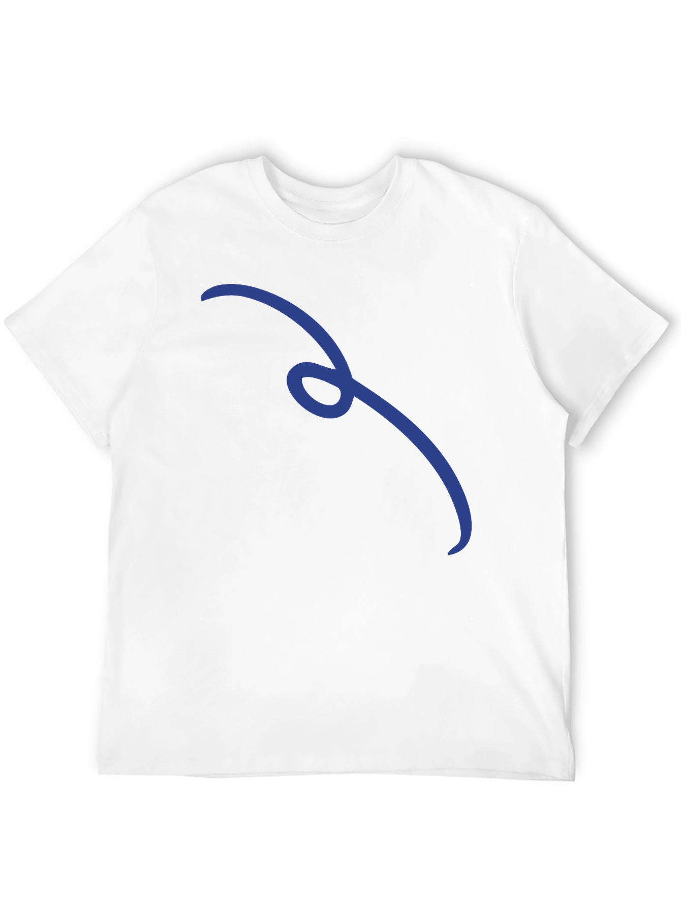 Minimalist Curve Black T-Shirt