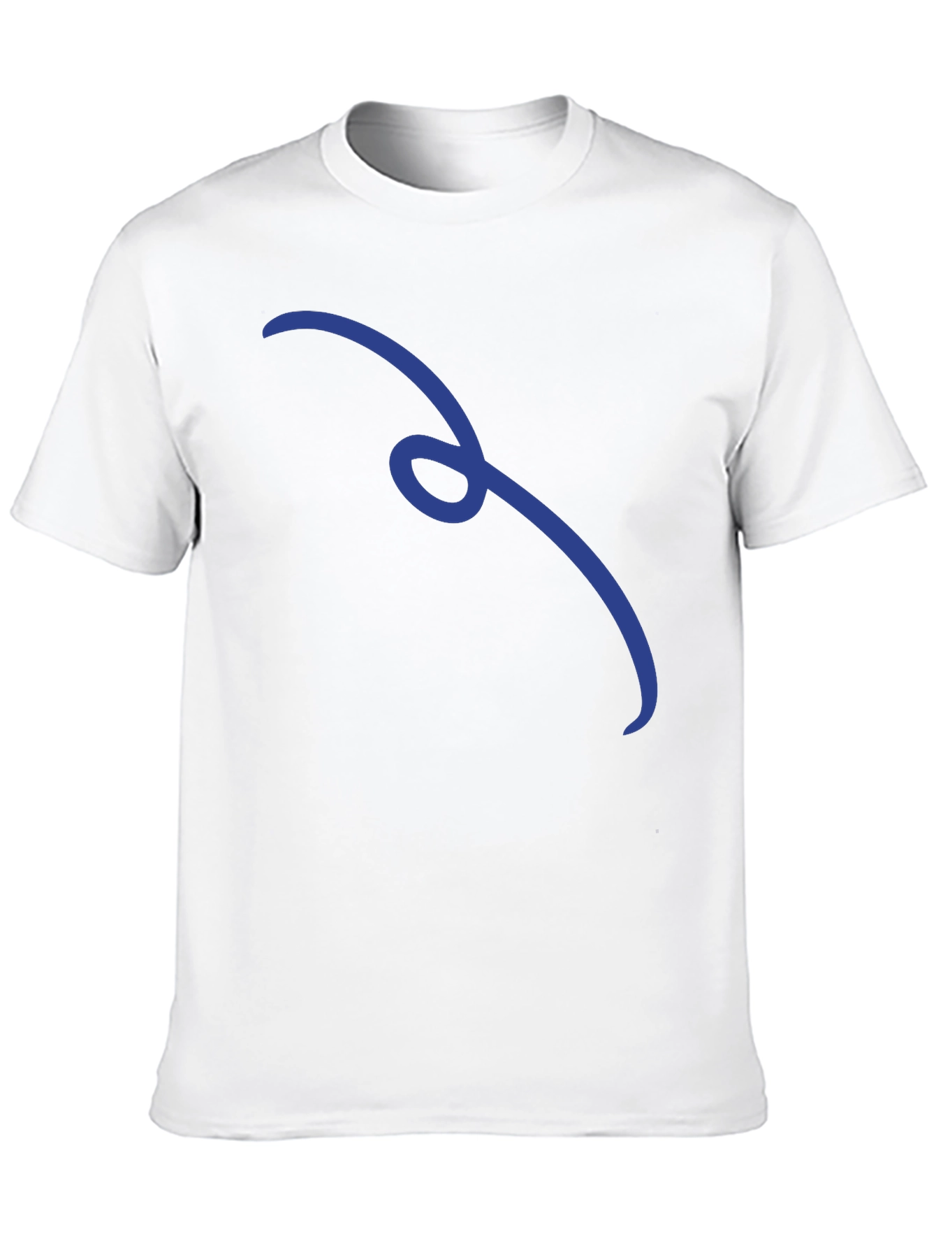 Minimalist Curve Black T-Shirt