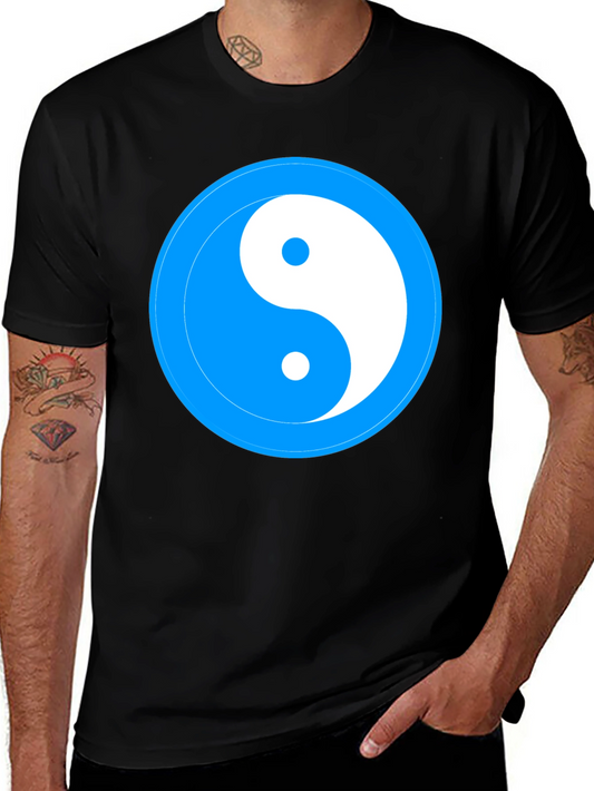 Yin Yang Graphic Tee - Stylish & Comfortable Black T-Shirt