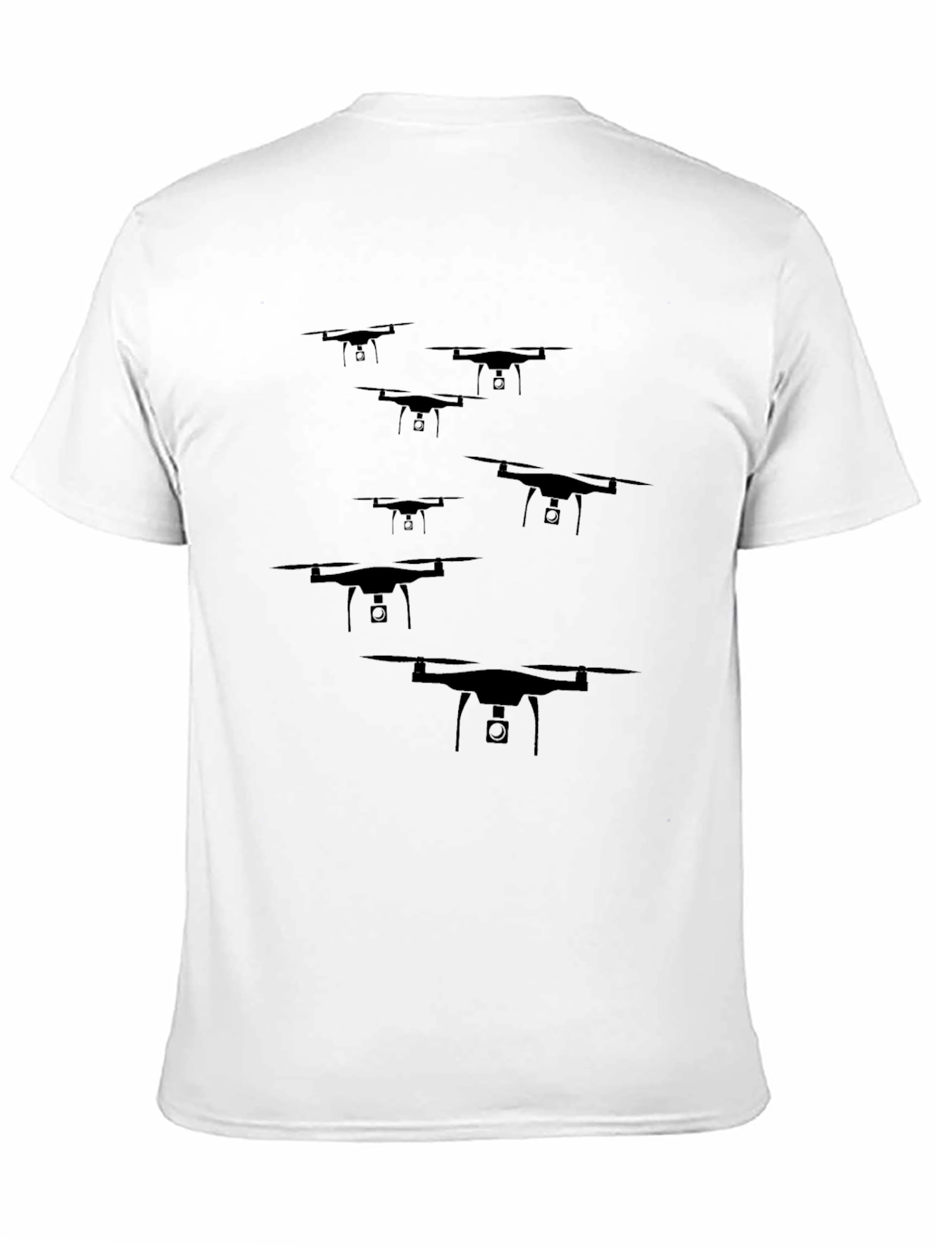 Drone Enthusiast Black T-Shirt - Unique Graphic Tee