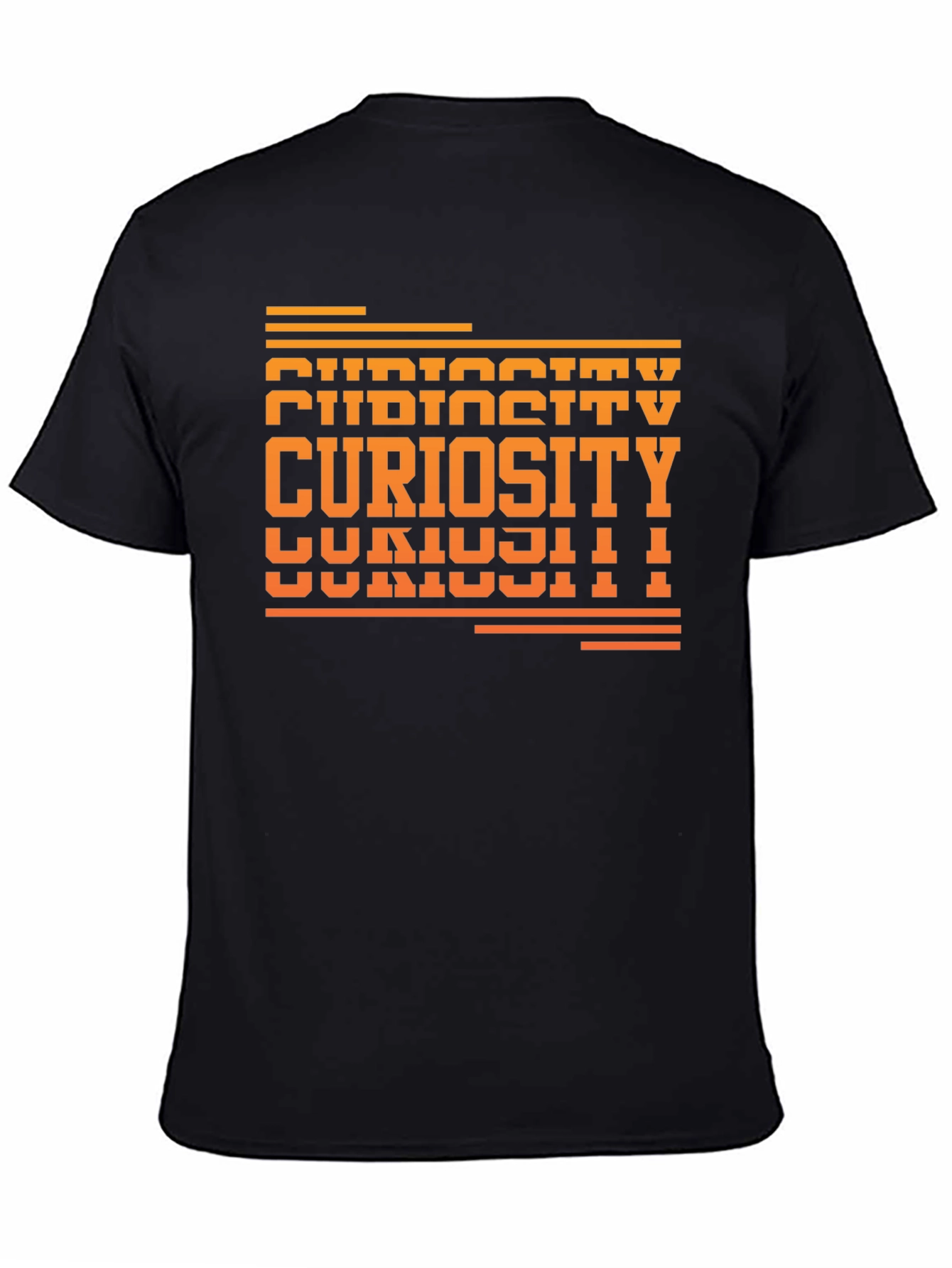Curiosity Graphic Tee - Unisex Black T-Shirt