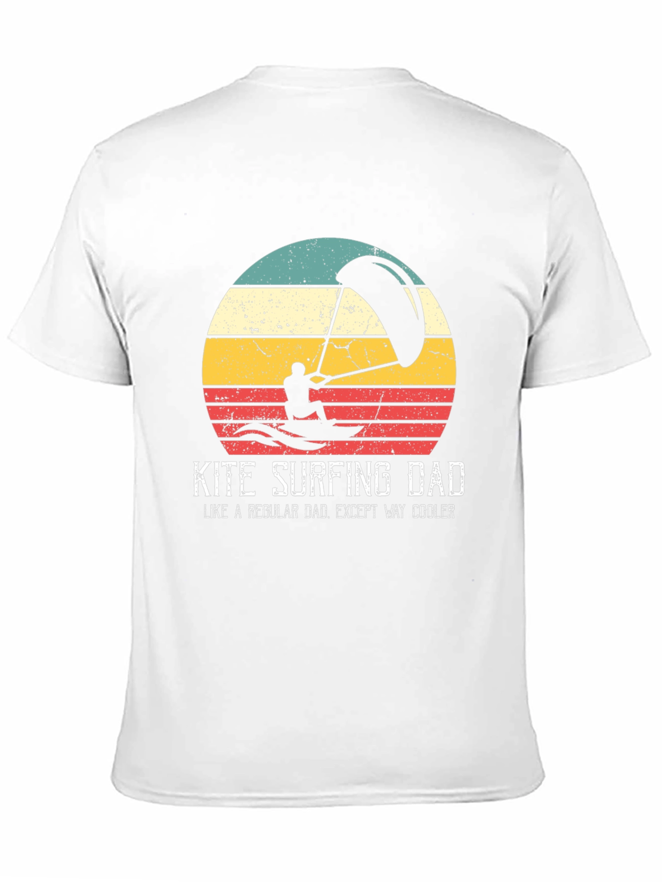 Kite Surfing Dad T-Shirt - Cool Dad Tee
