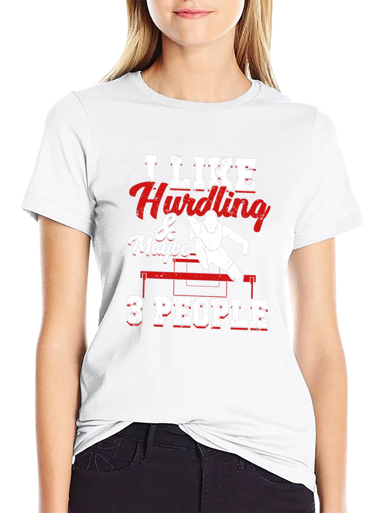 I Like Hurdling & Maybe 3 People T-Shirt