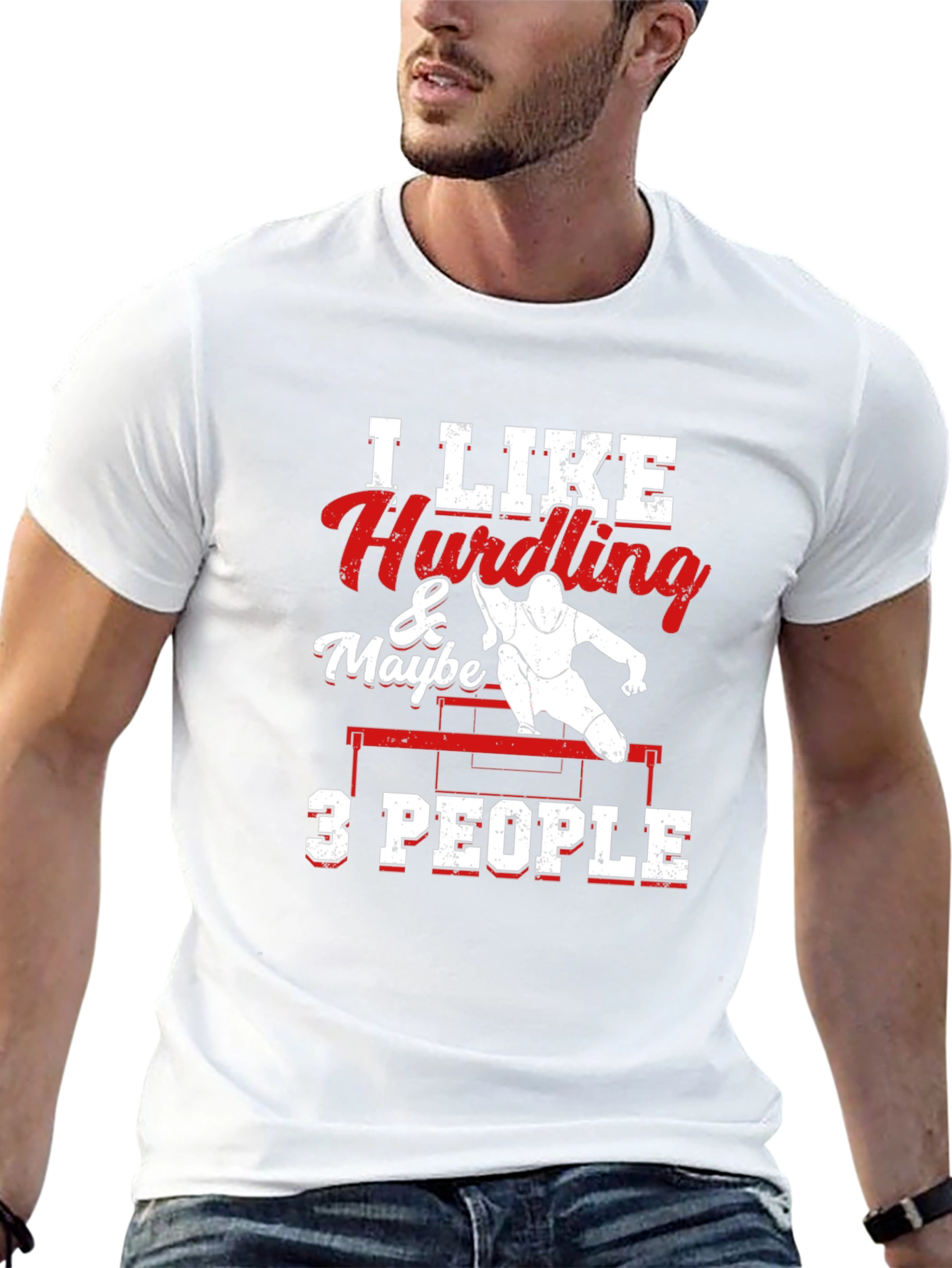 I Like Hurdling & Maybe 3 People T-Shirt