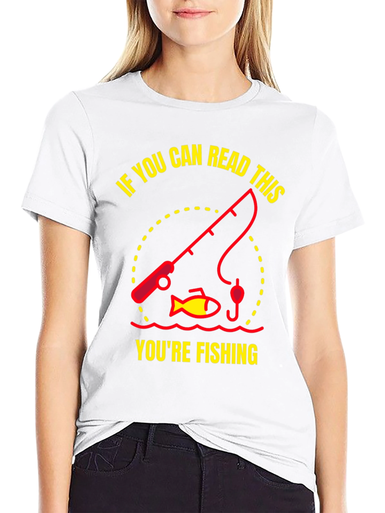 Fishing Graphic T-Shirt - Read This Youre Fishing!