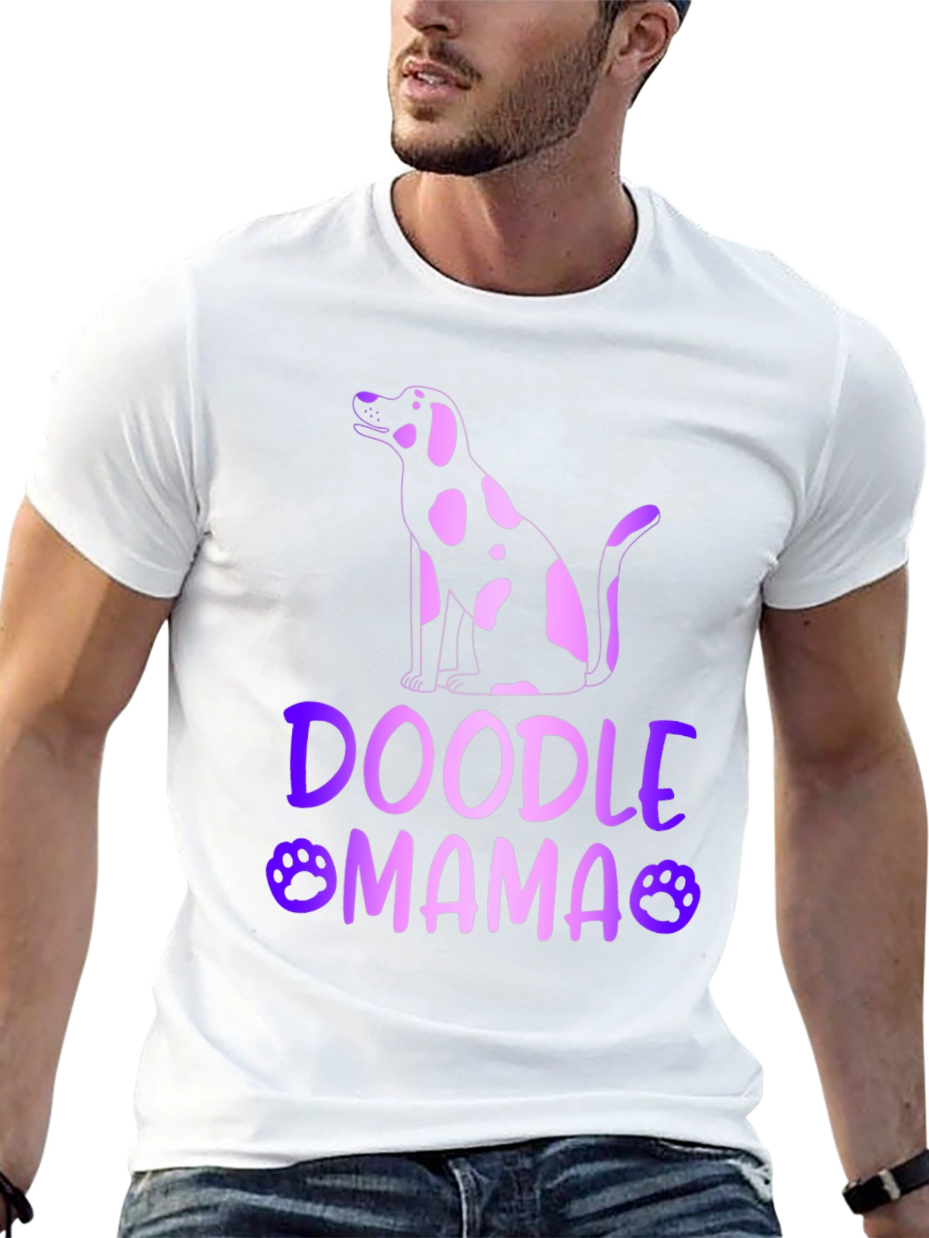 Doodle Mama T-Shirt - Cute Dog Lover Tee
