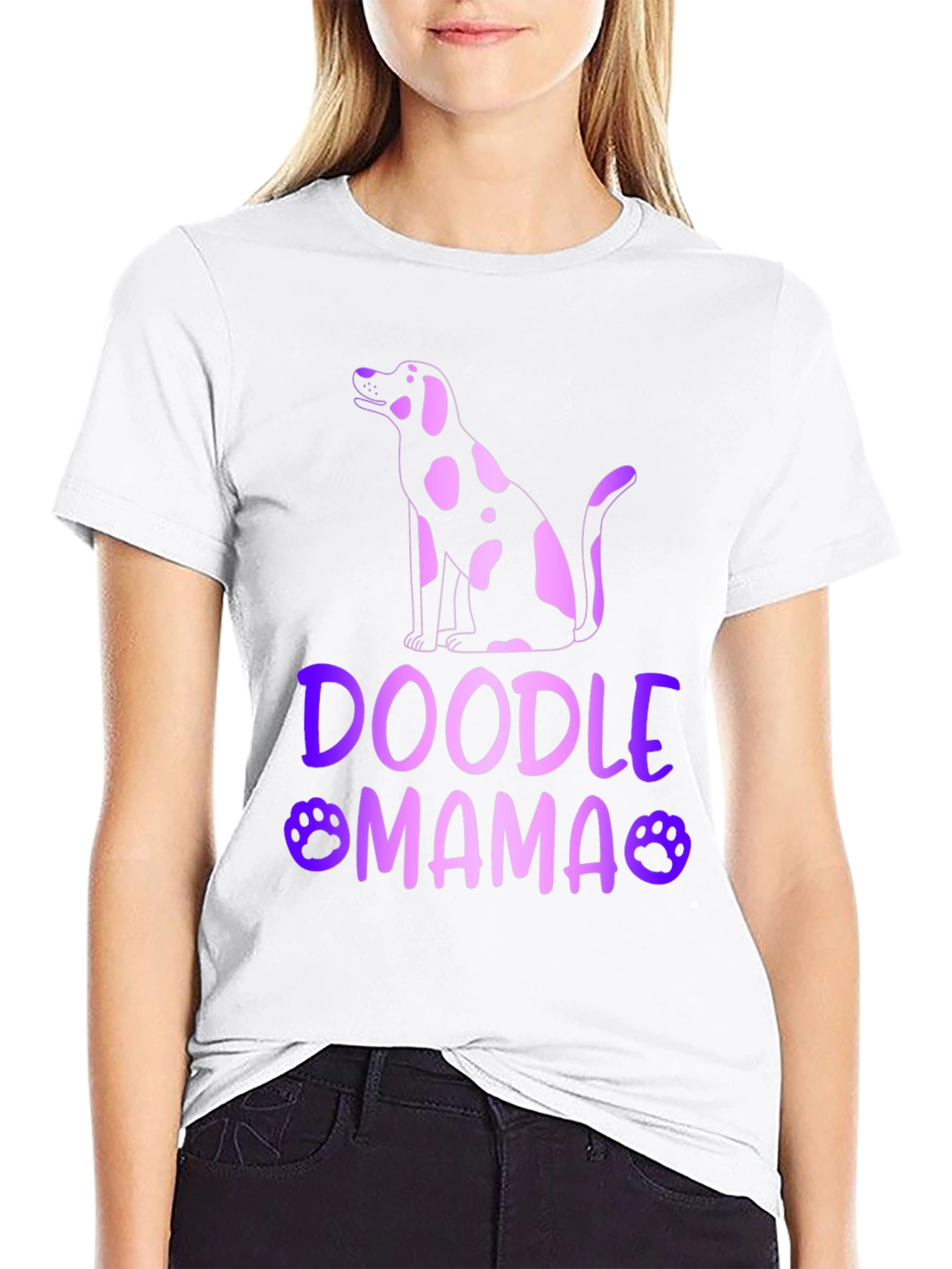 Doodle Mama T-Shirt - Cute Dog Lover Tee