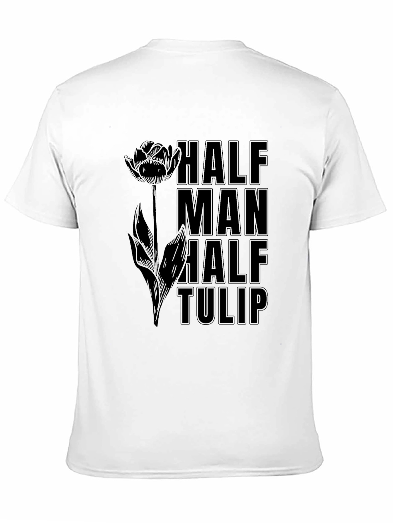 Half Man Half Tulip Graphic Tee