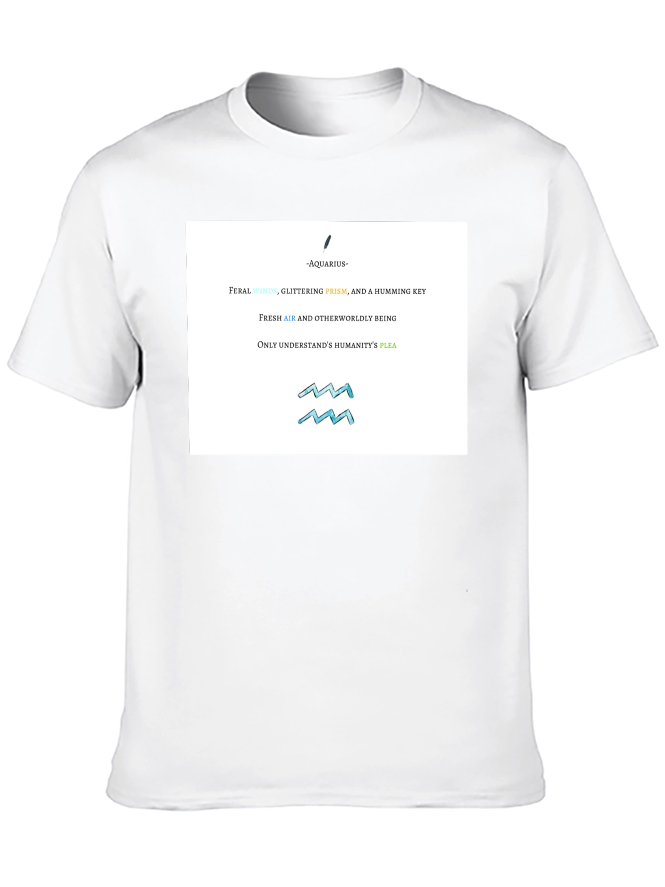 Aquarius Zodiac Graphic T-Shirt