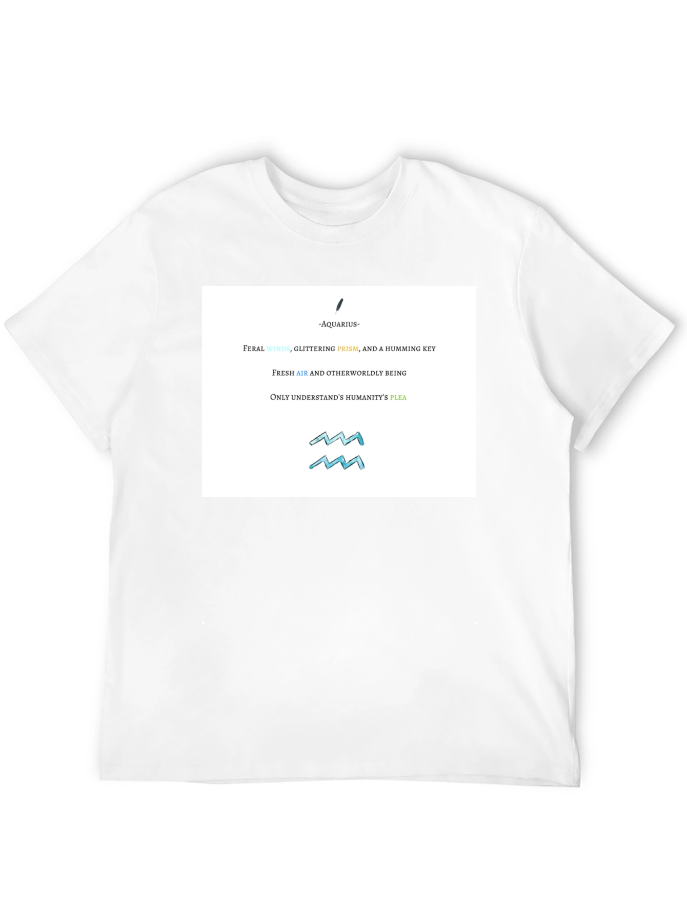 Aquarius Zodiac Graphic T-Shirt
