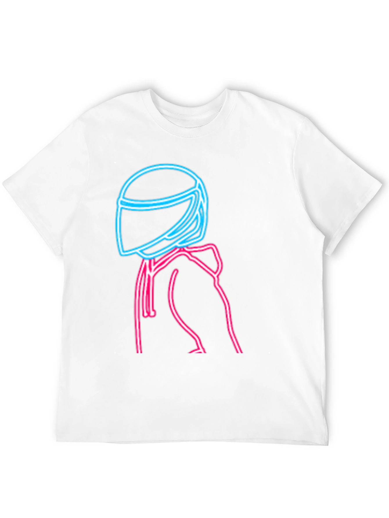 Neon Rider Graphic T-Shirt - Black