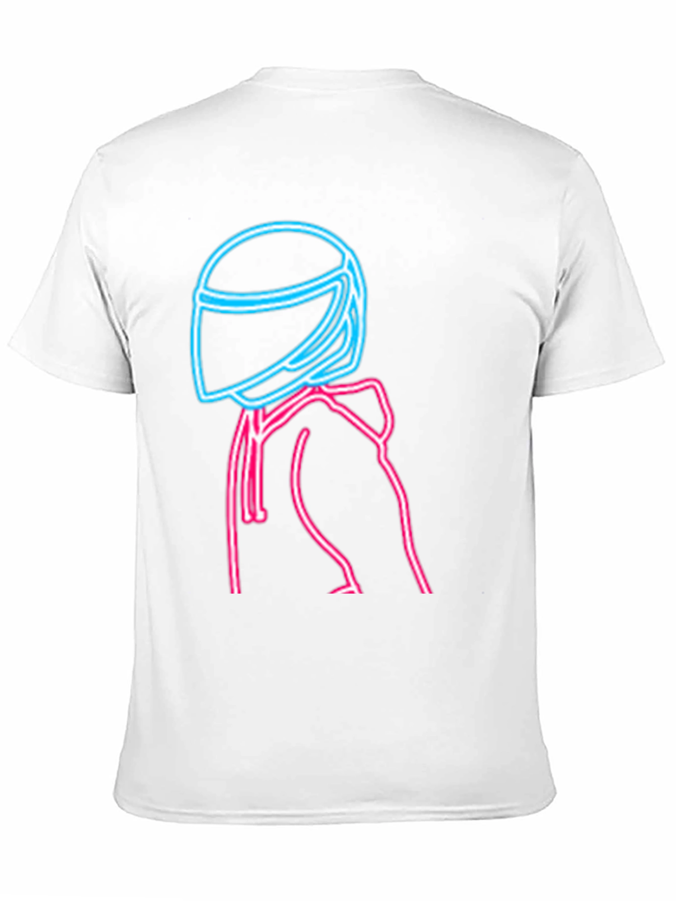 Neon Rider Graphic T-Shirt - Black