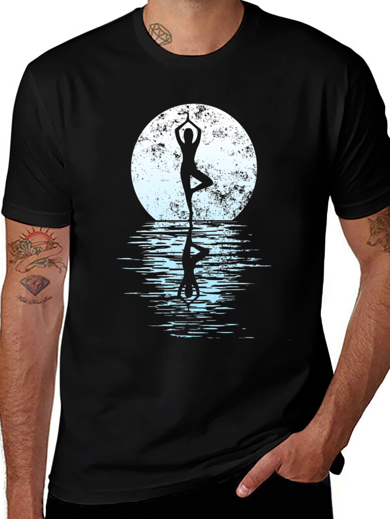 Yoga Moon Reflection Tee