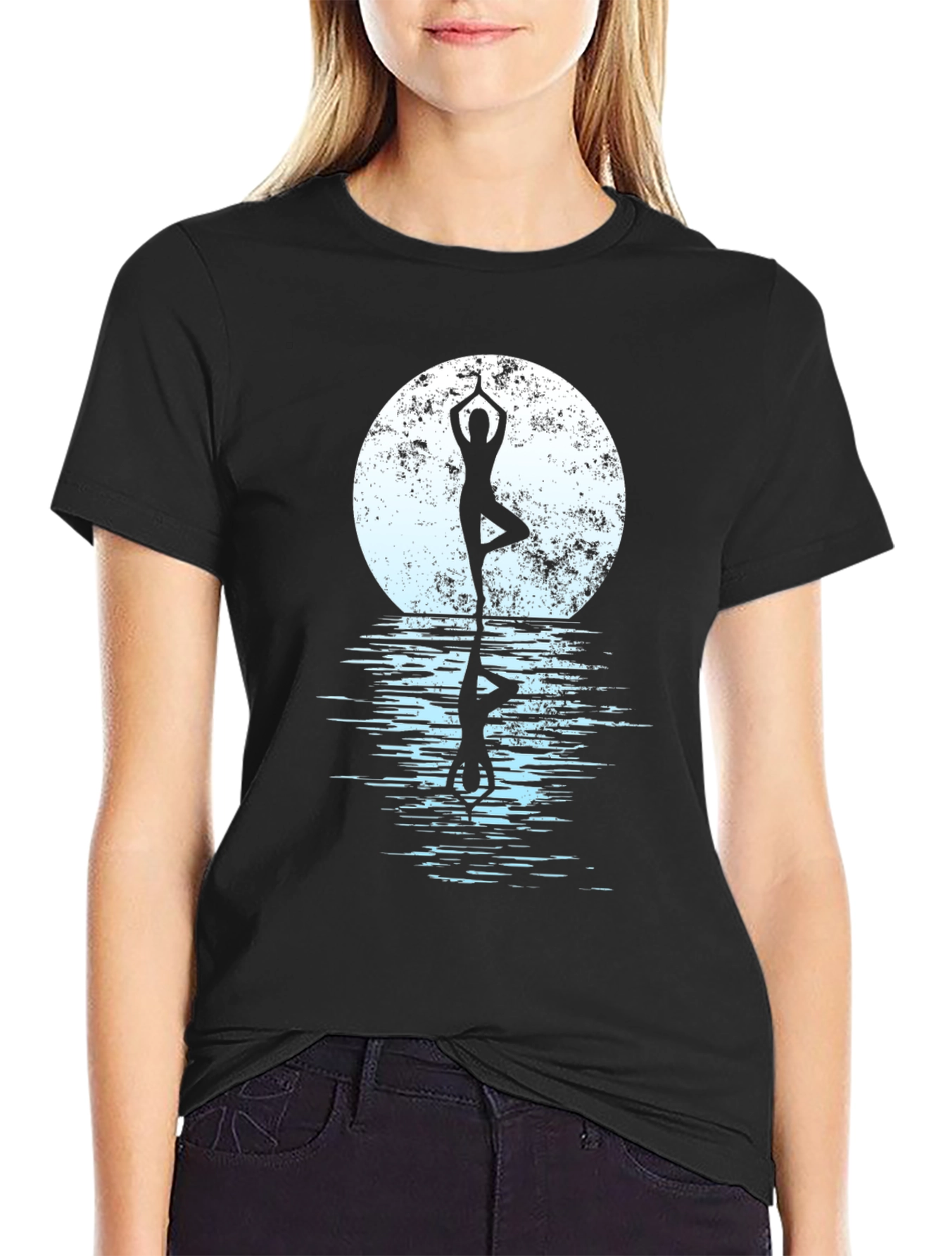 Yoga Moon Reflection Tee