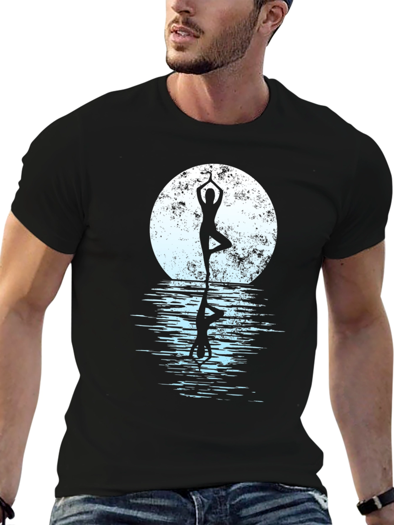 Yoga Moon Reflection Tee