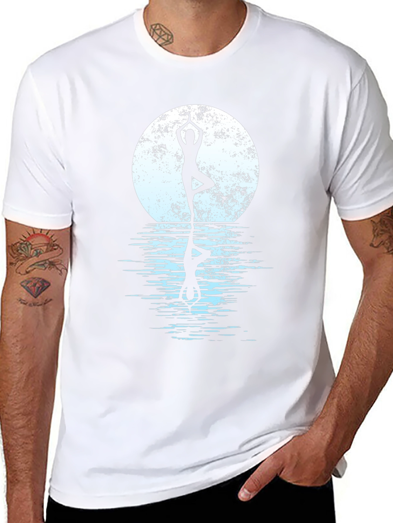 Yoga Moon Reflection Tee