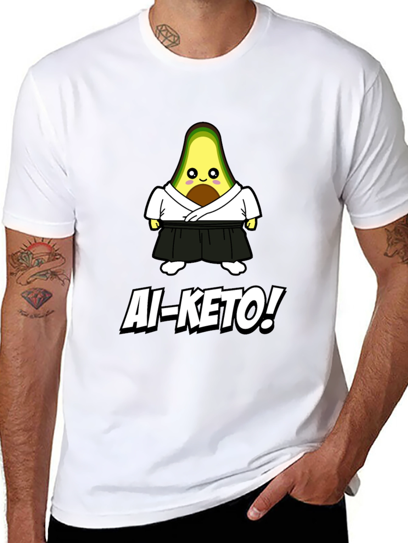 Ai-Keto Avocado T-Shirt - Martial Arts & Healthy Eating
