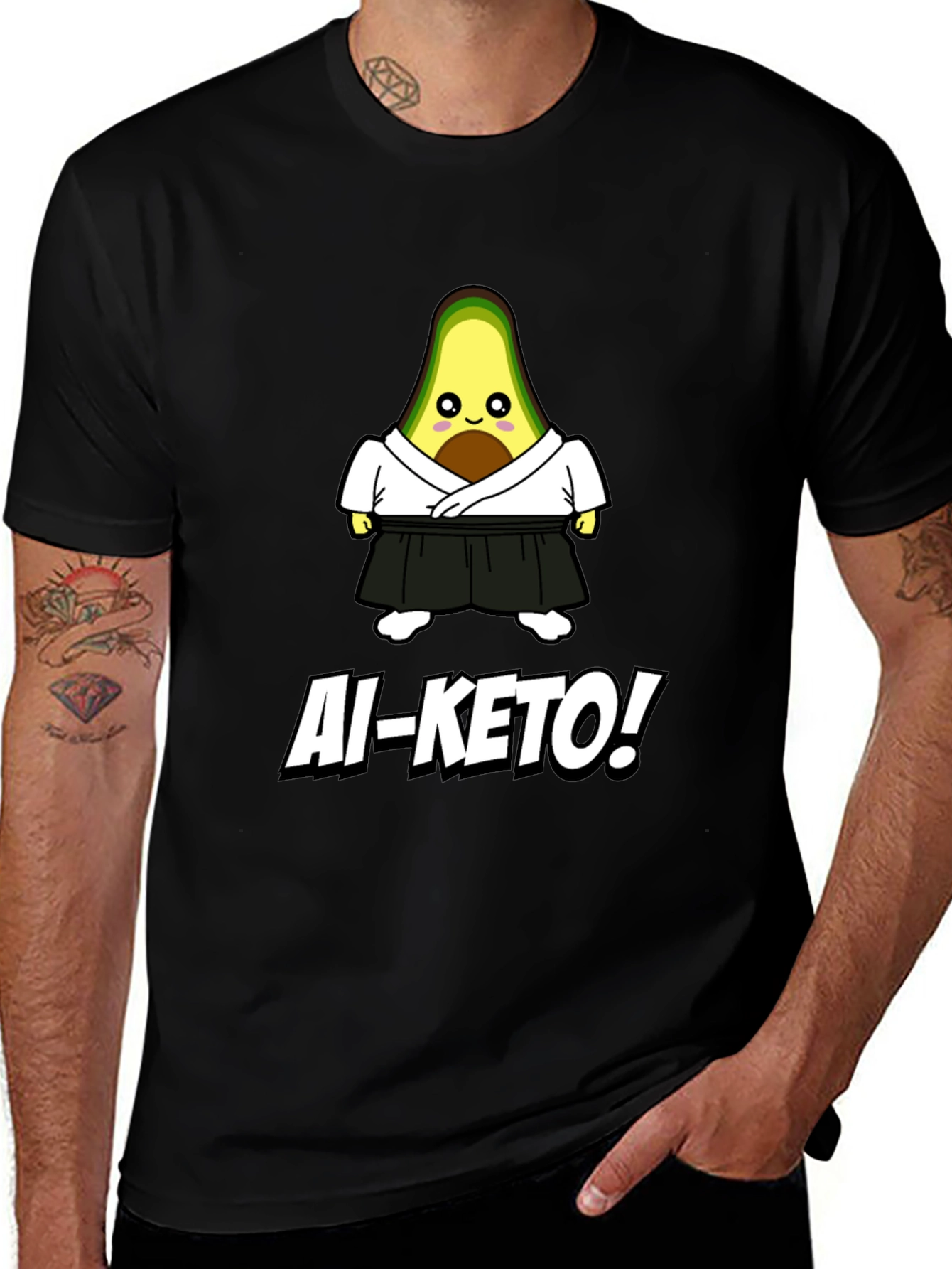 Ai-Keto Avocado T-Shirt - Martial Arts & Healthy Eating