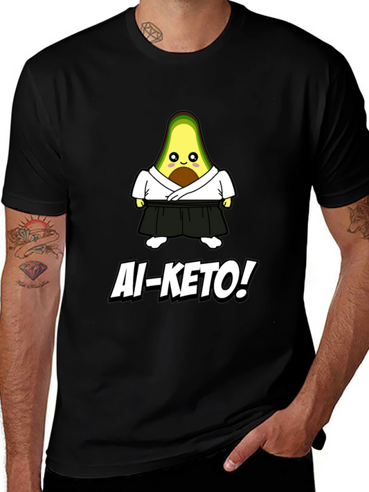 Ai-Keto Avocado T-Shirt - Martial Arts & Healthy Eating