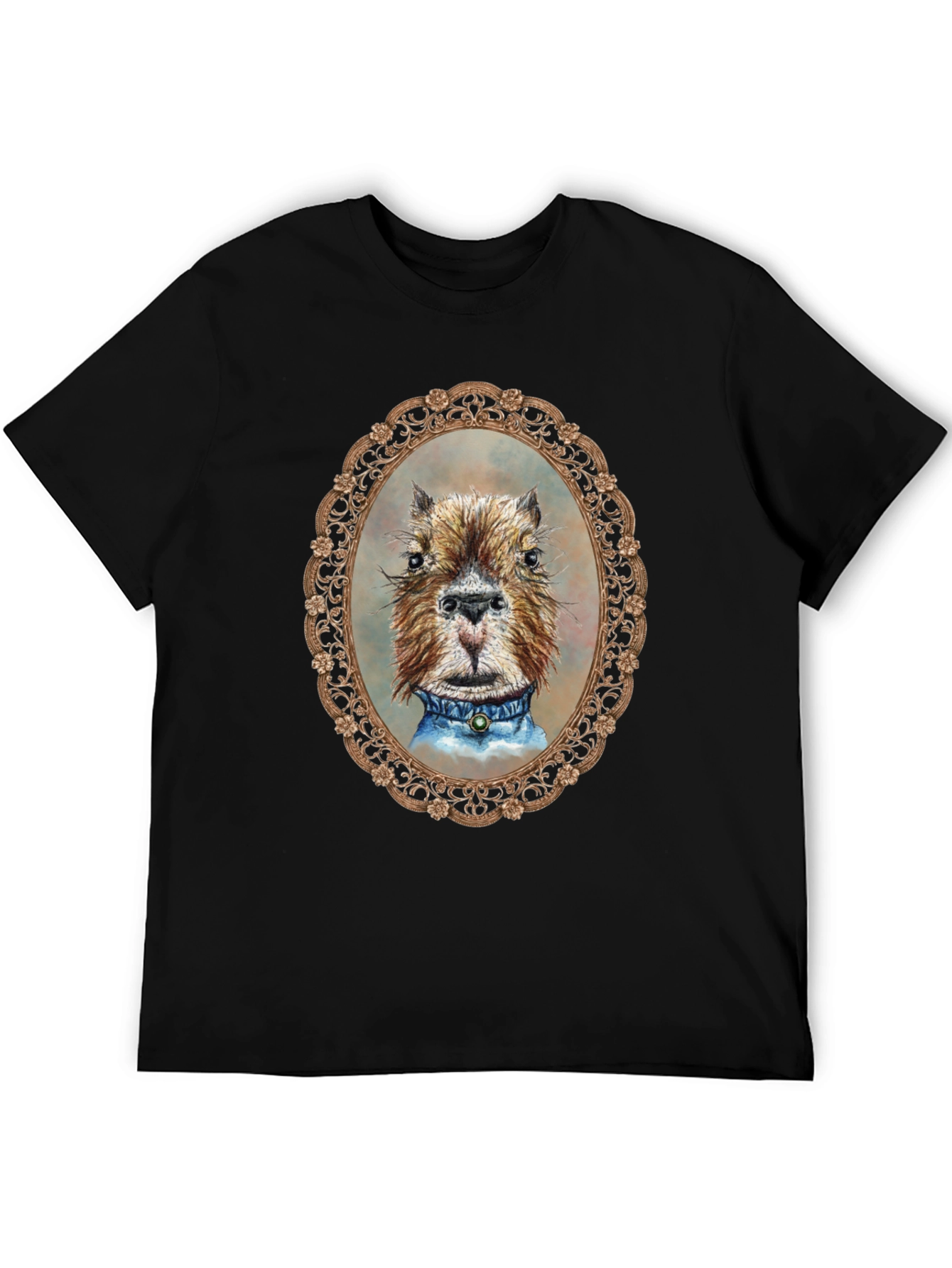 Capybara Portrait T-Shirt - Unique Animal Tee