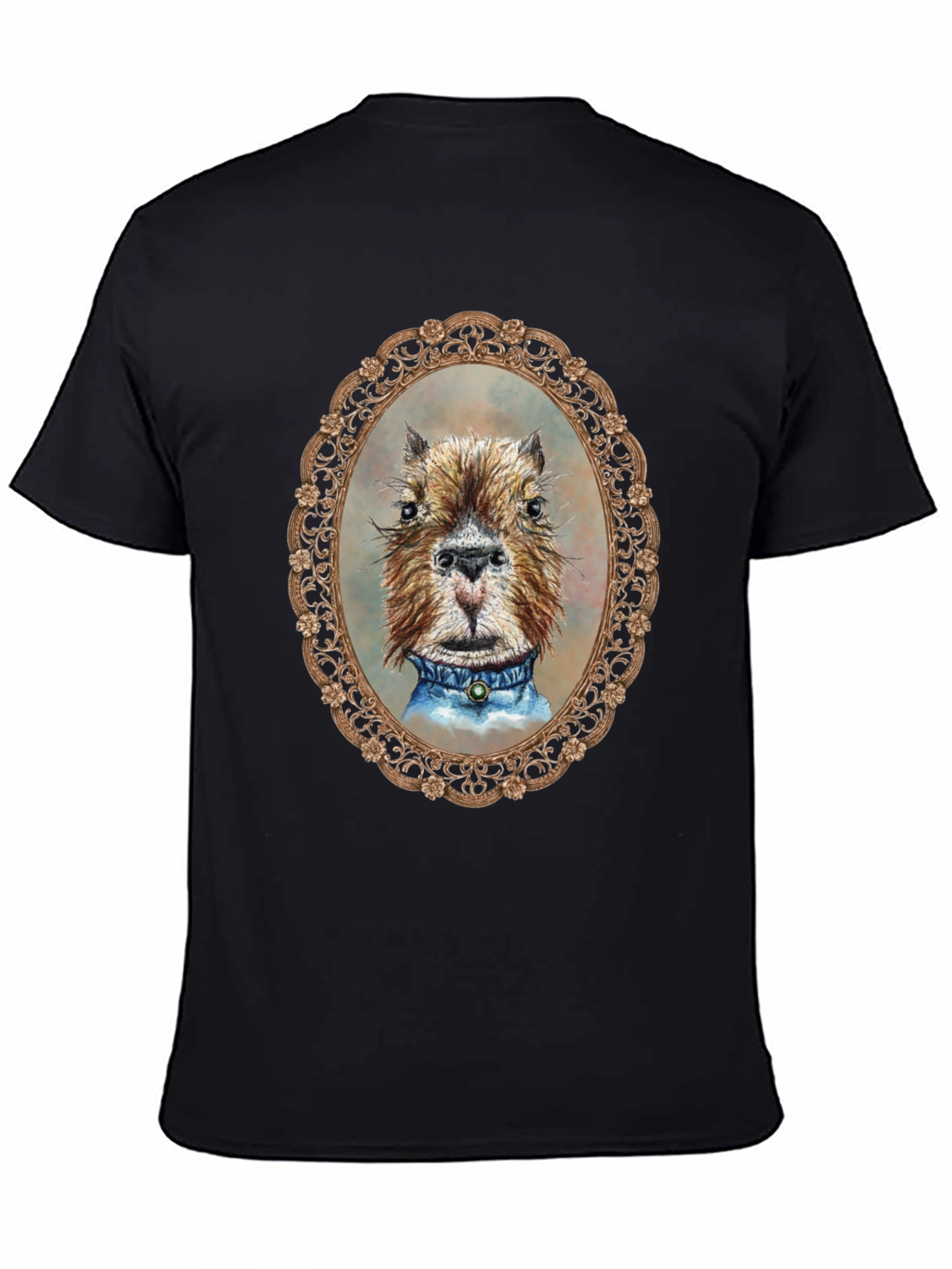 Capybara Portrait T-Shirt - Unique Animal Tee