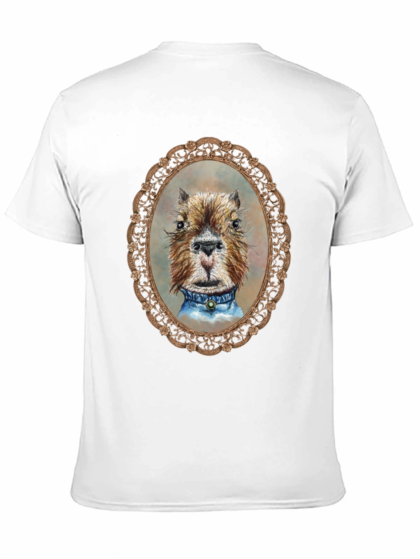 Capybara Portrait T-Shirt - Unique Animal Tee