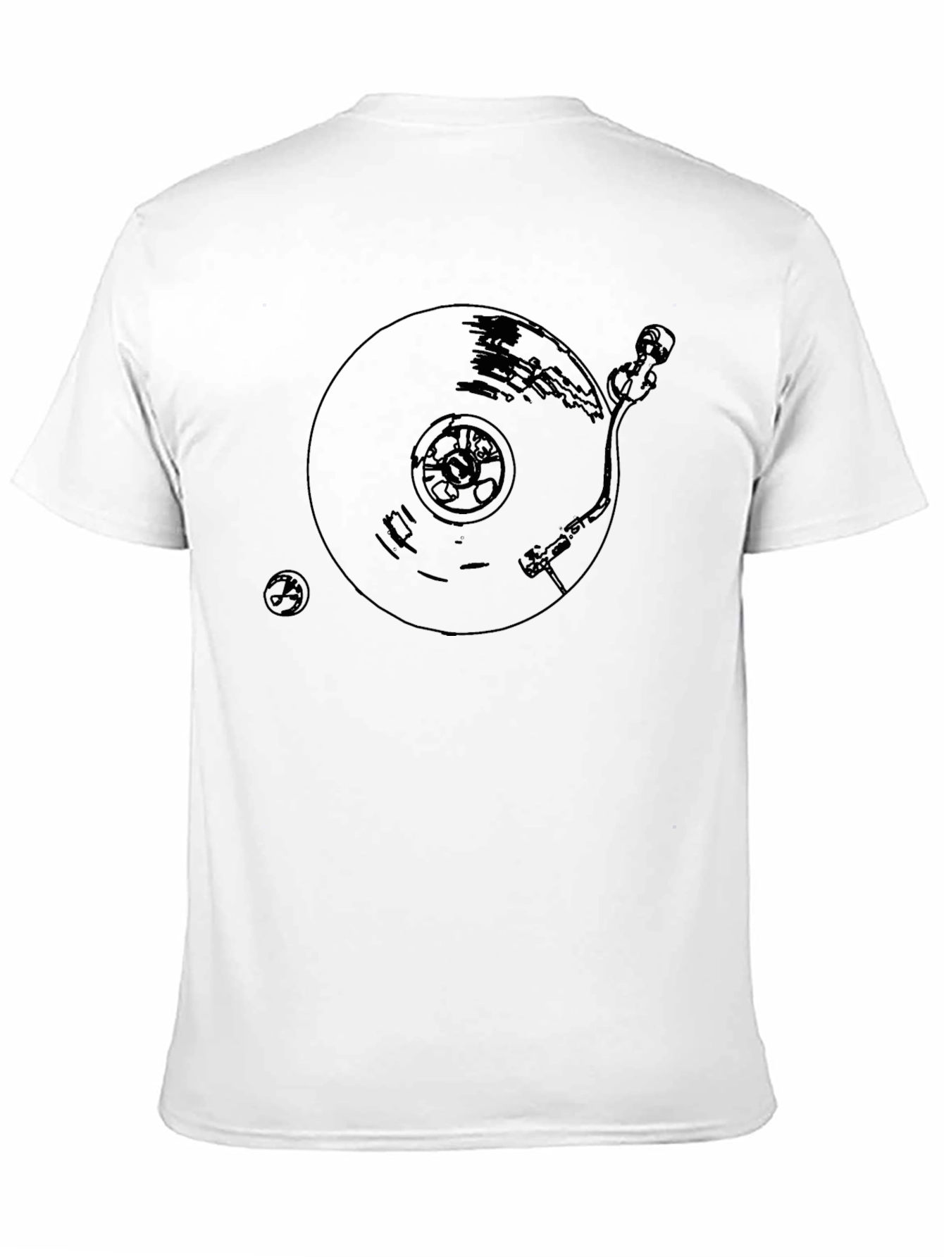 Turntable Graphic Tee - DJ Music Lover T-Shirt