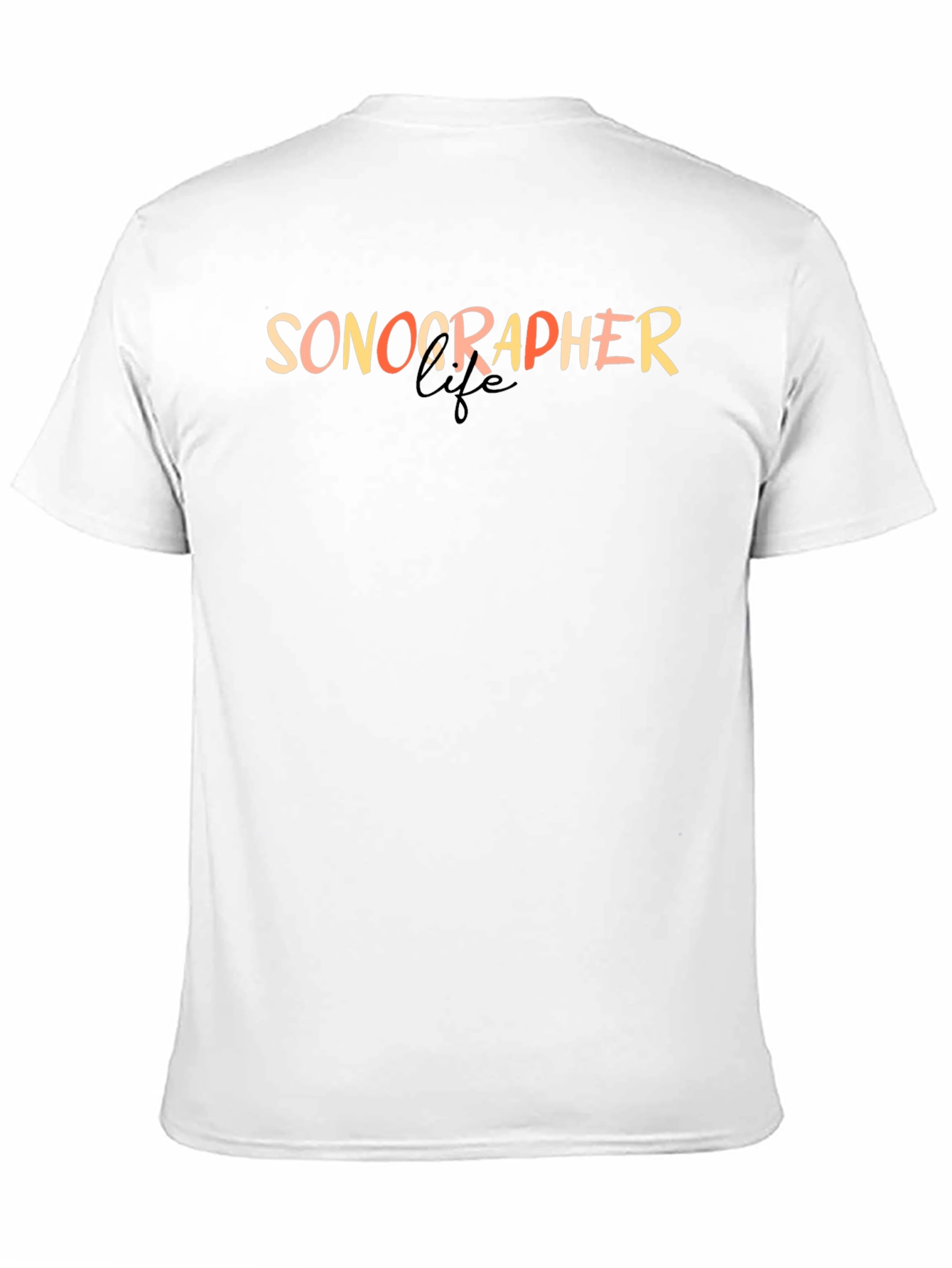 Sonographer Life Black Graphic Tee