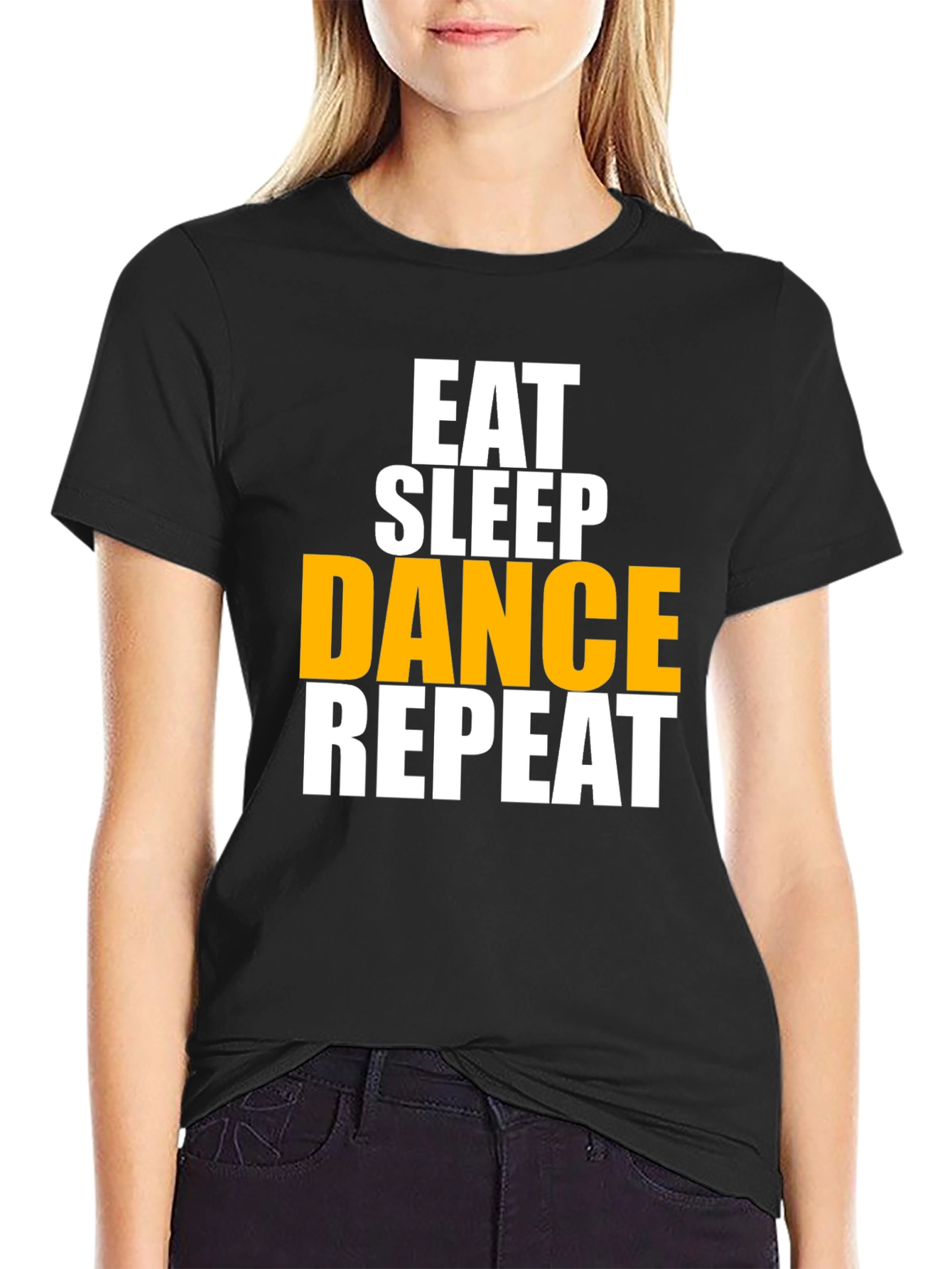 Eat Sleep Dance Repeat Graphic T-Shirt