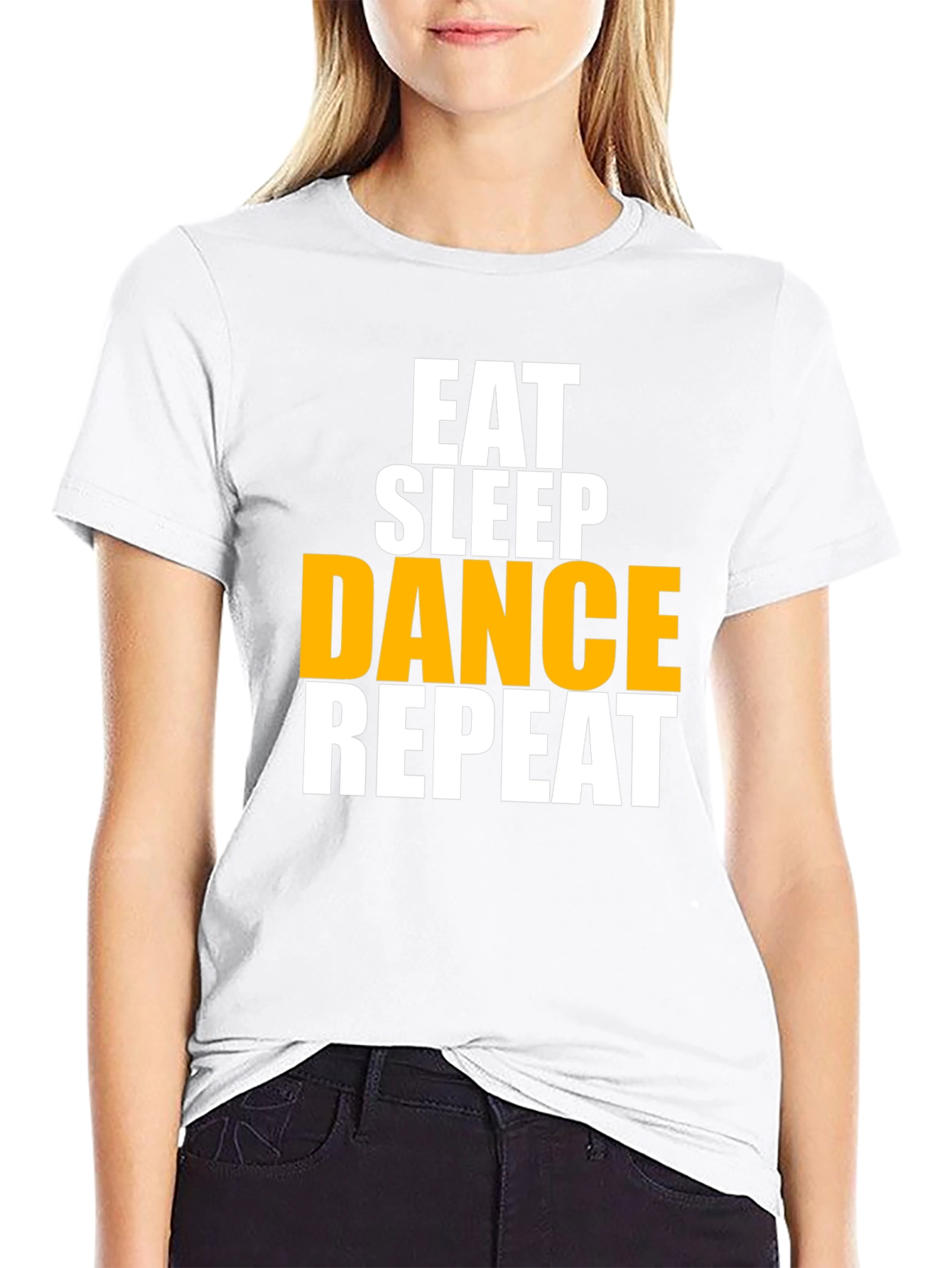 Eat Sleep Dance Repeat Graphic T-Shirt